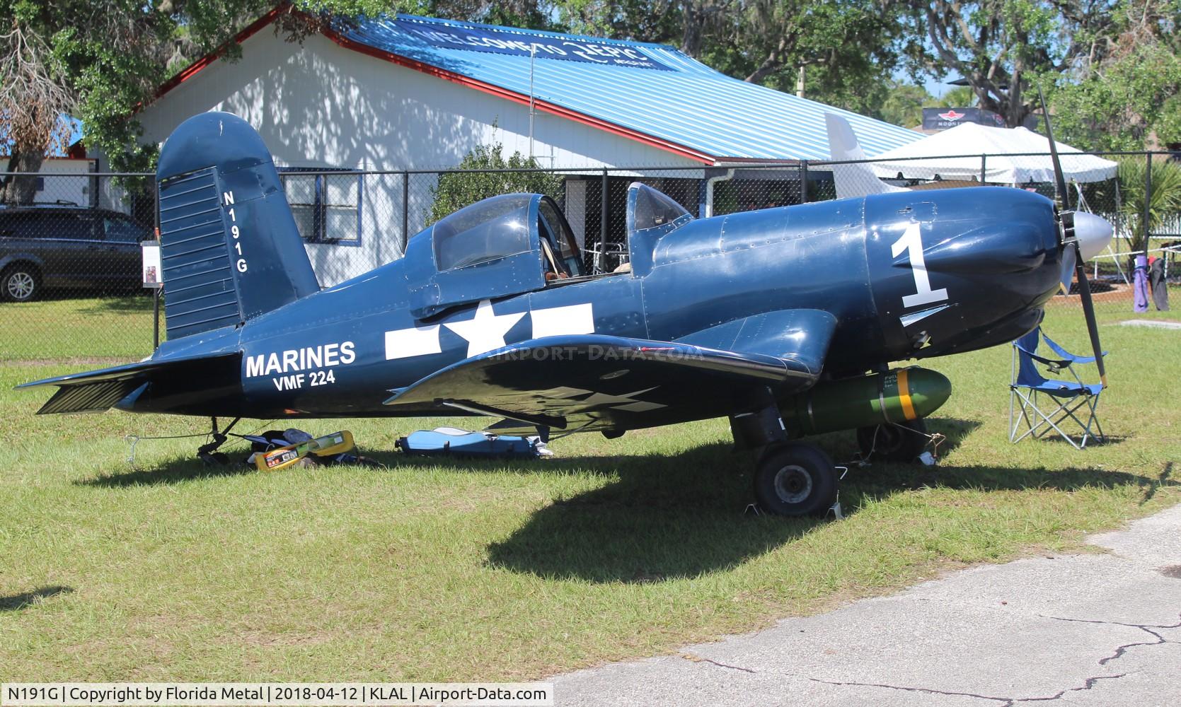 N191G, 2015 DENNIS ROBINSON/TIM SERATT Corsair C/N TD 1, SNF 2018