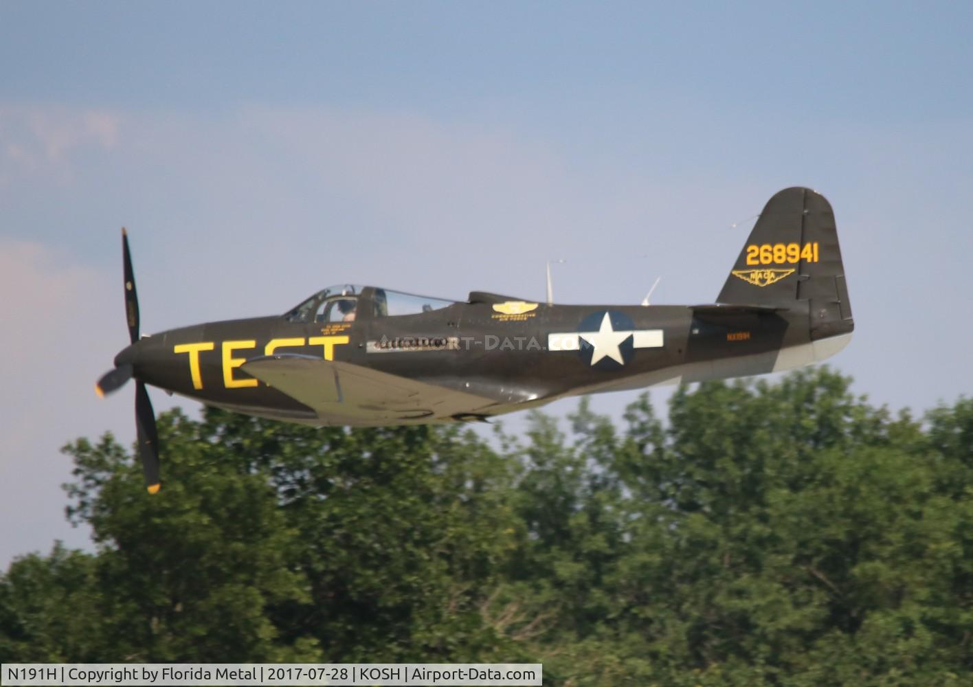 N191H, 1944 Bell P-63A-6-BE Kingcobra C/N 33-11, OSH 2017