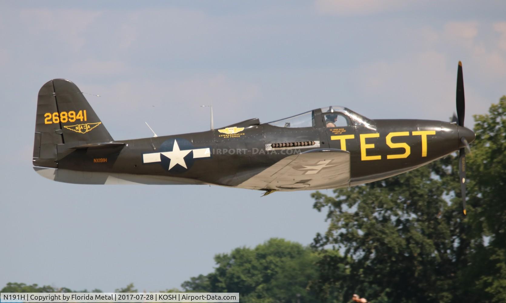 N191H, 1944 Bell P-63A-6-BE Kingcobra C/N 33-11, OSH 2017