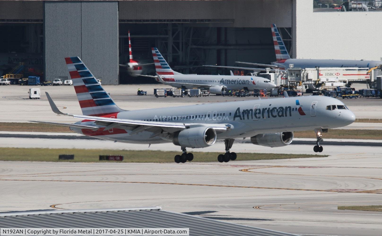 N192AN, 2001 Boeing 757-223 C/N 32386, MIA 2017