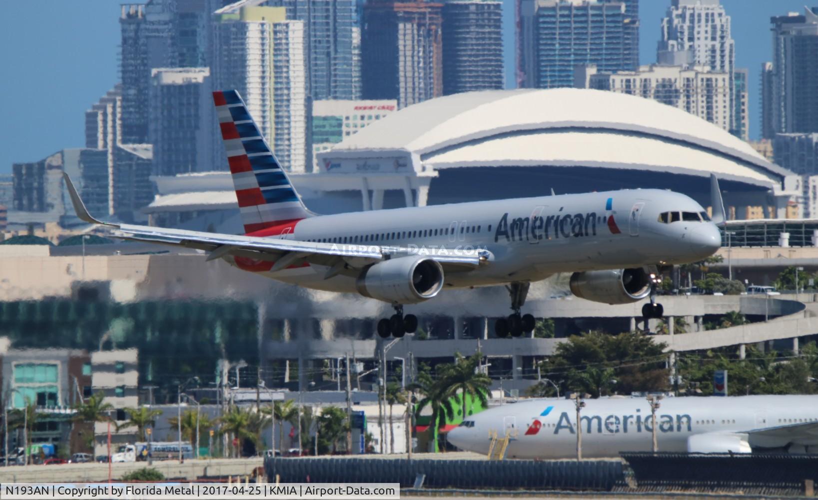 N193AN, 2001 Boeing 757-223 C/N 32387, MIA 2017