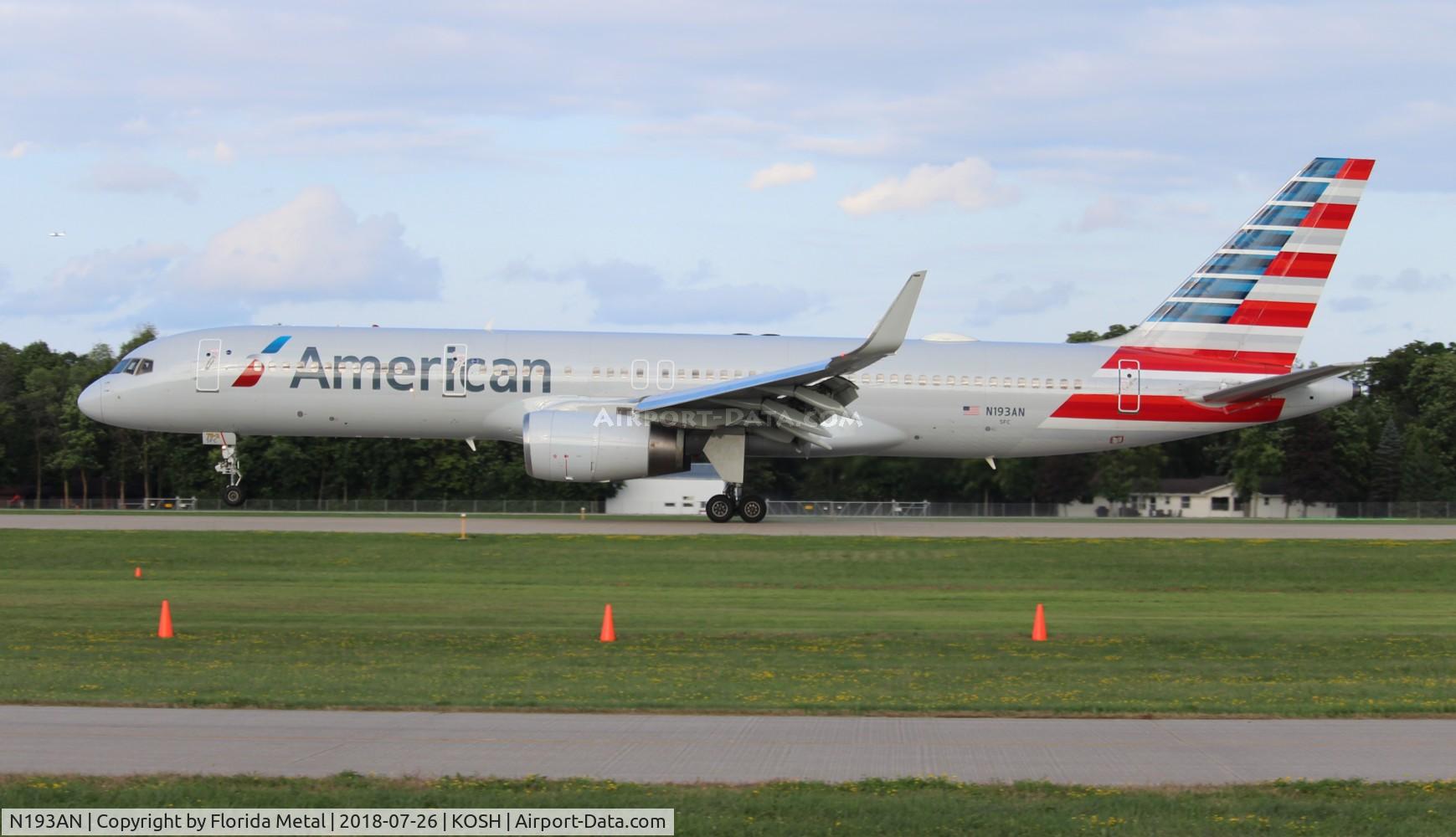 N193AN, 2001 Boeing 757-223 C/N 32387, OSH 2018