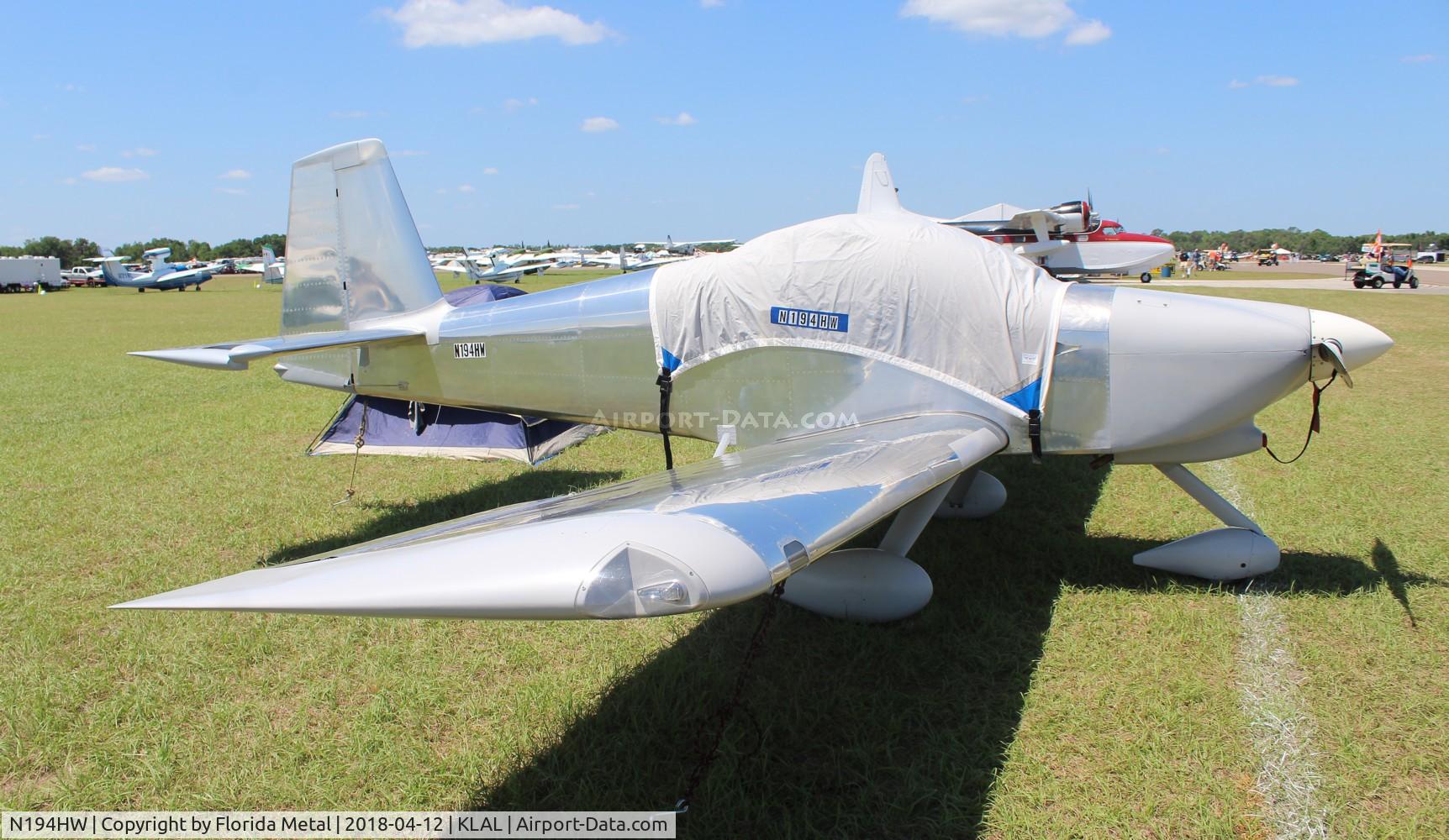 N194HW, 2016 Vans RV-9A C/N 90952, SNF 2018