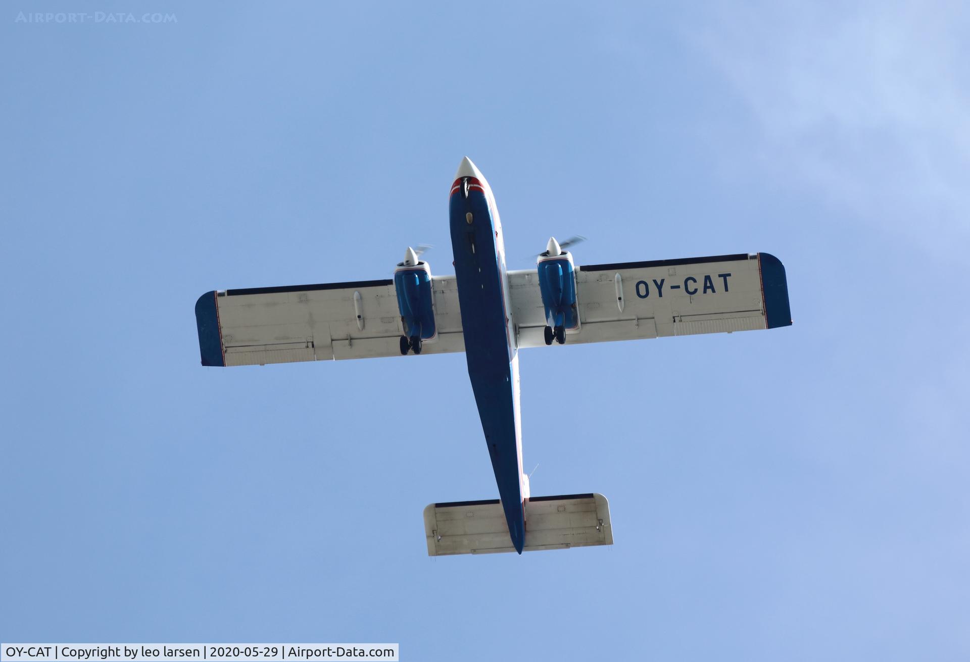 OY-CAT, 1991 Pilatus Britten-Norman BN-2B-26 Islander C/N 2224, Roskilde 29.5.2020