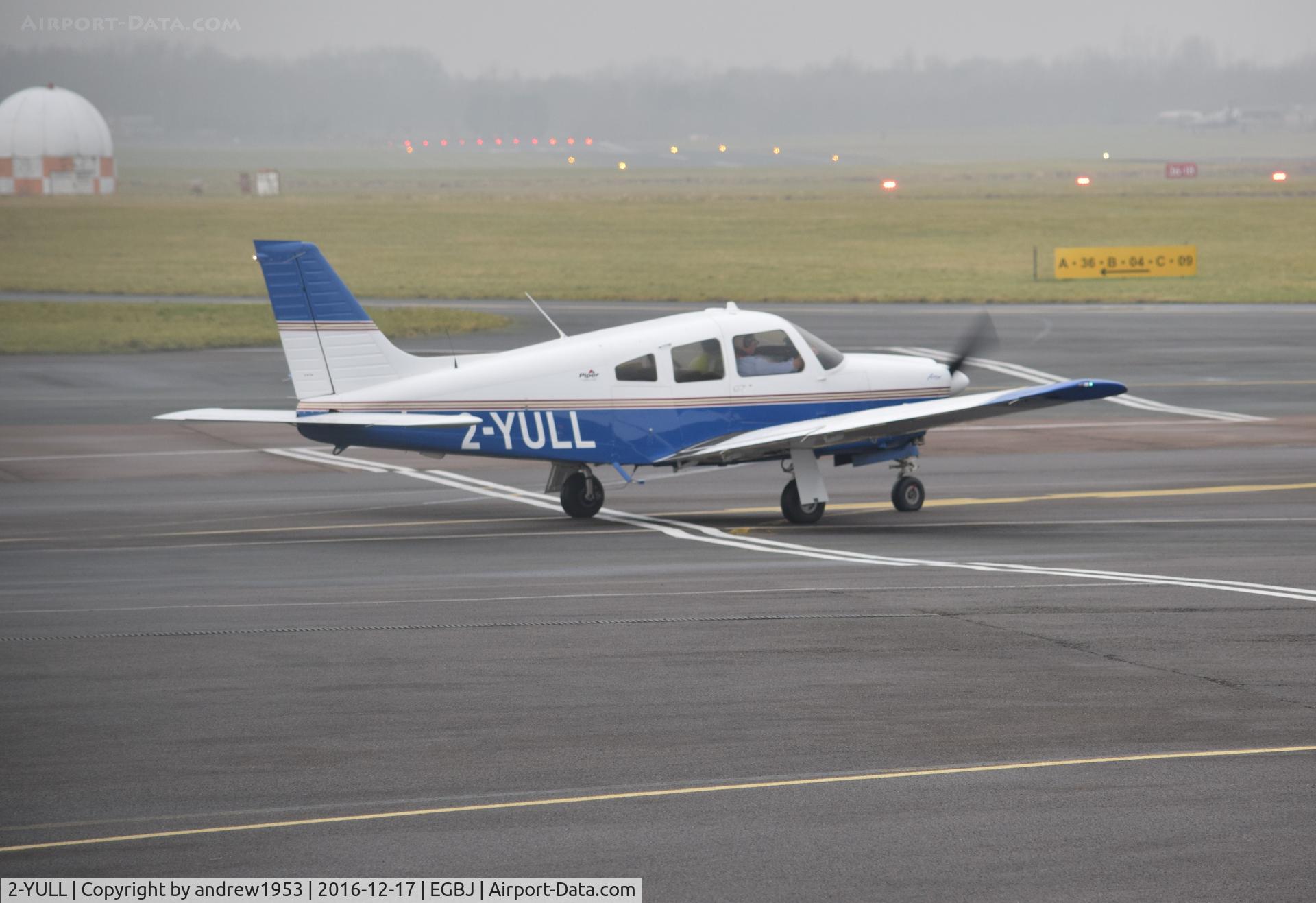 2-YULL, 2005 Piper PA-28R-201 Cherokee Arrow III C/N 2844118, 2-YULL at Gloucestershire Airport.