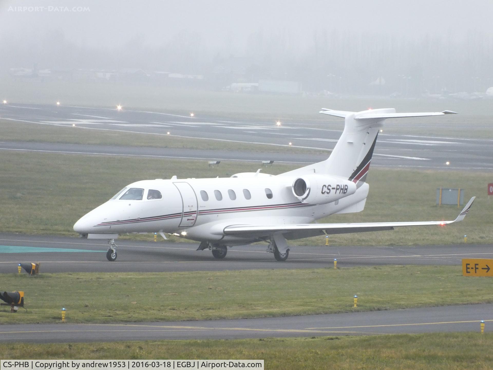 CS-PHB, 2014 Embraer EMB-505 Phenom 300 C/N 50500209, CS-PHB at Gloucestershire Airport.