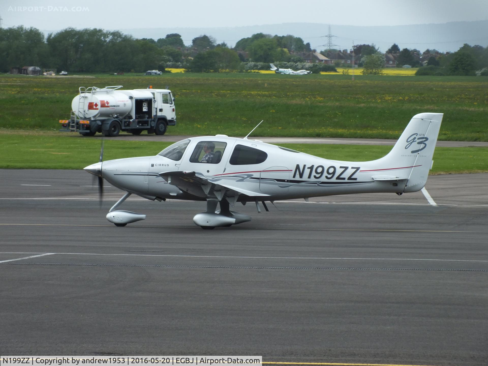 N199ZZ, 2007 Cirrus SR22 G3 GTS C/N 2542, N199ZZ at Gloucestershire Airport.