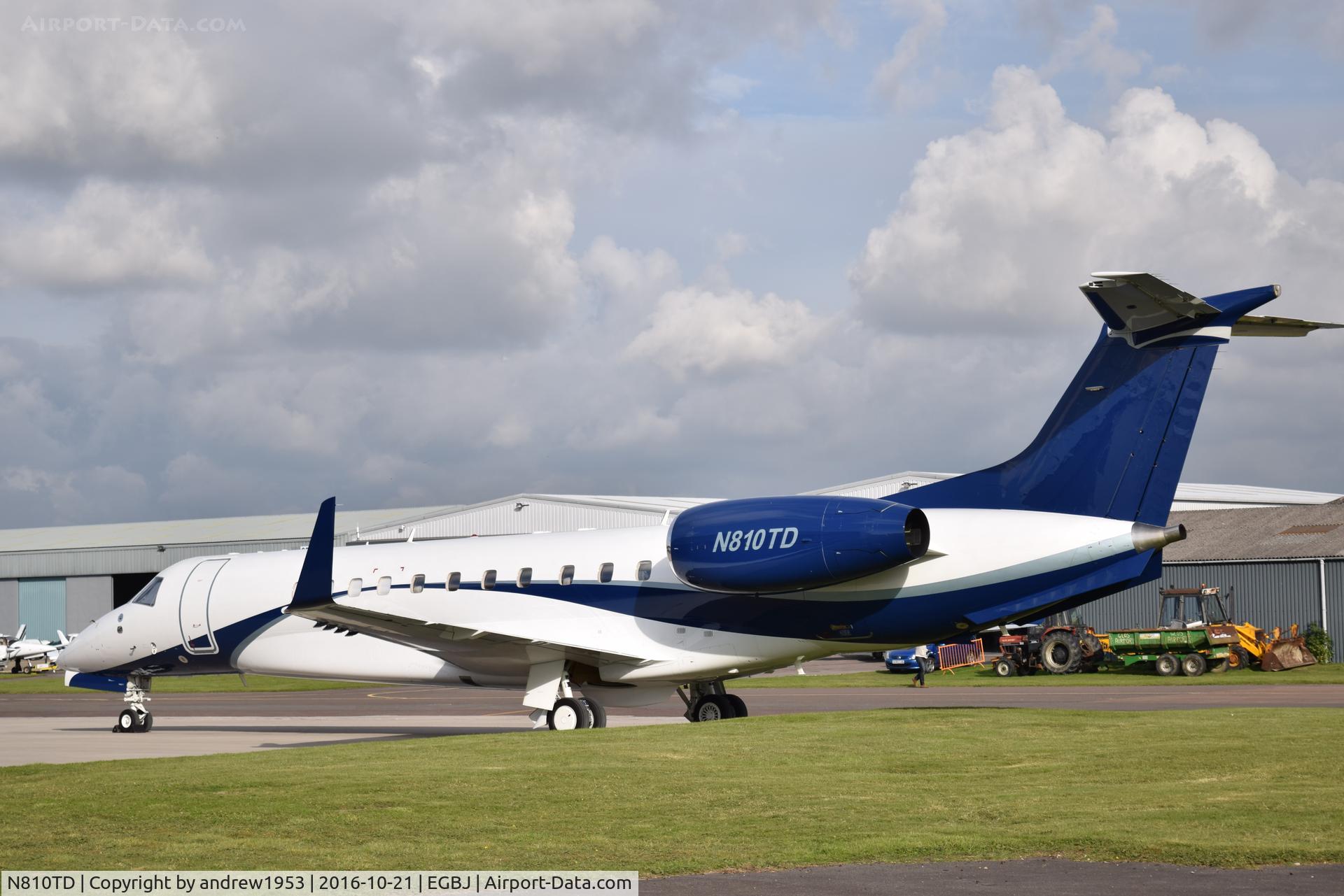 N810TD, Embraer EMB-135BJ Legacy C/N 14501194, N810TD at Gloucestershire Airport.