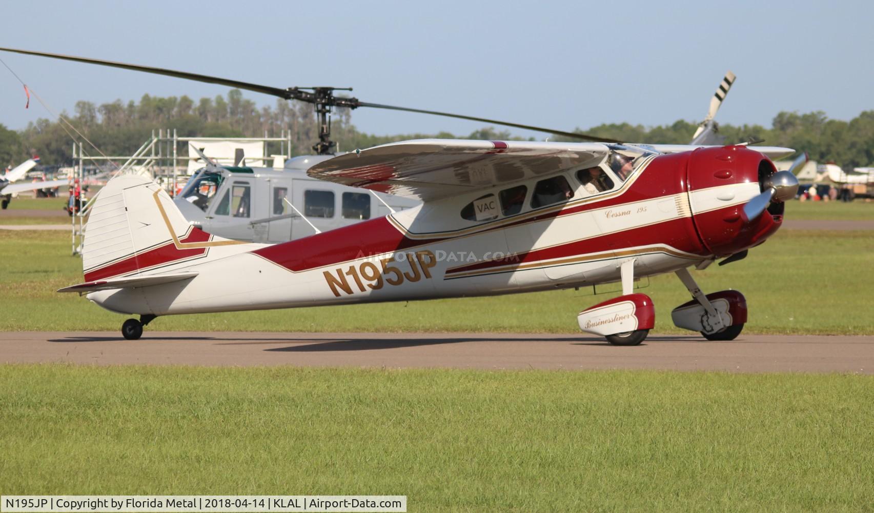N195JP, 1951 Cessna 195 C/N 7673, SNF 2018