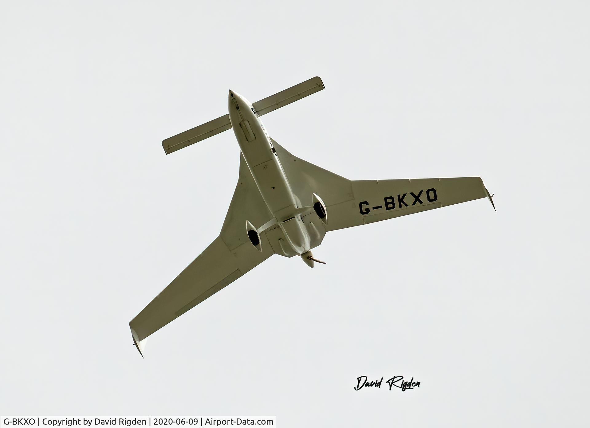 G-BKXO, 1984 Rutan Long-EZ C/N PFA 074A-10580, Over Rosemarkie, Black Isle today