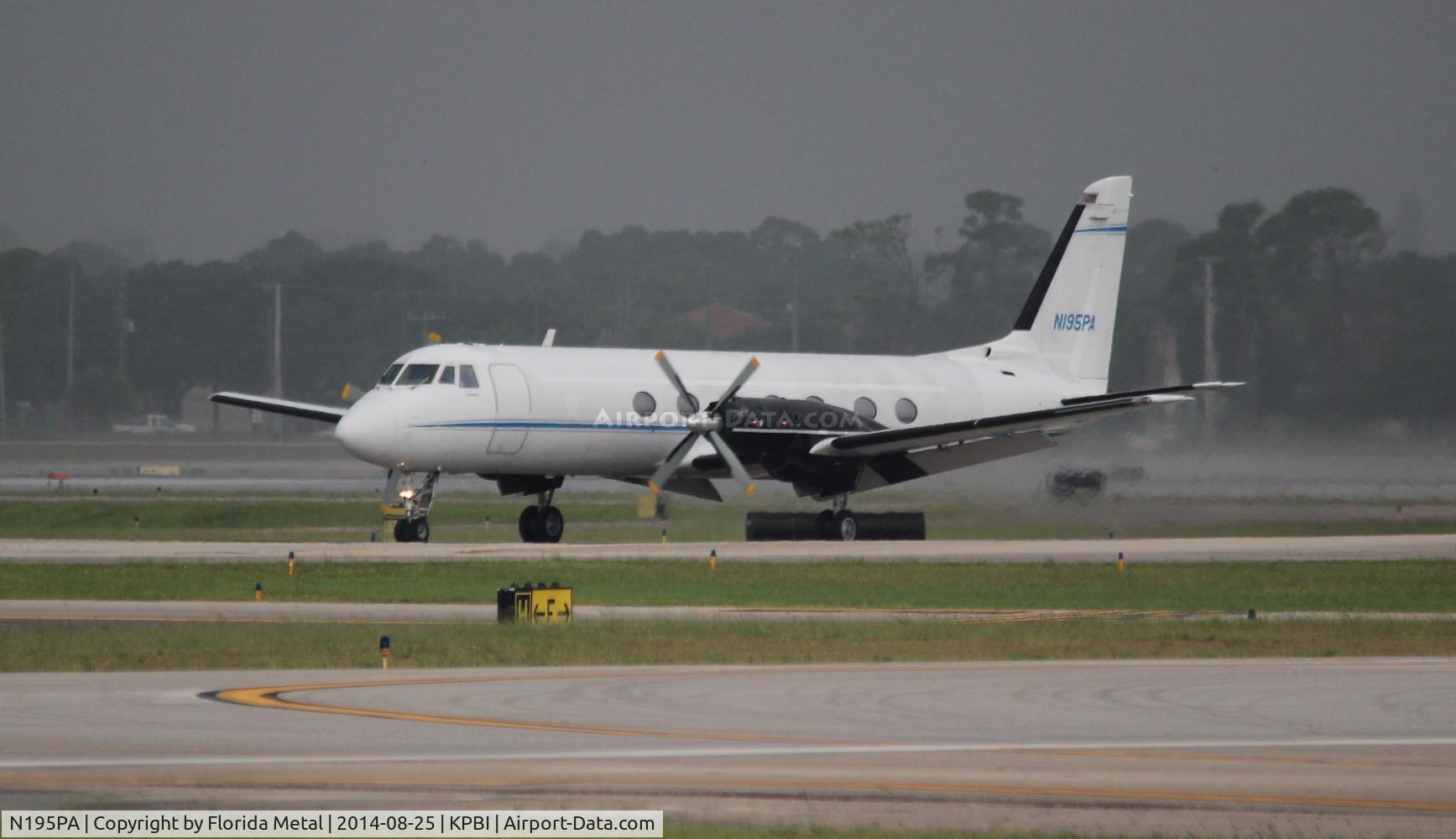 N195PA, 1962 Grumman G159C Gulfstream 1 C/N 88, PBI 2014
