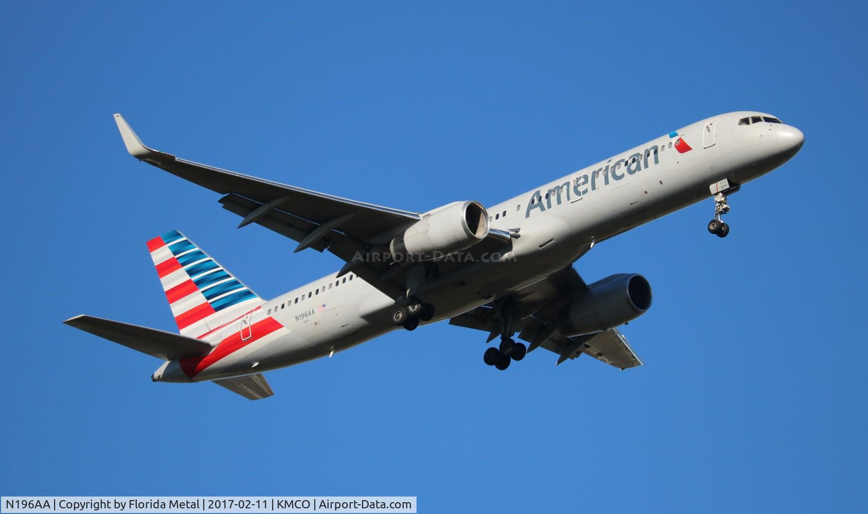 N196AA, 2001 Boeing 757-223 C/N 32390, MCO 2017
