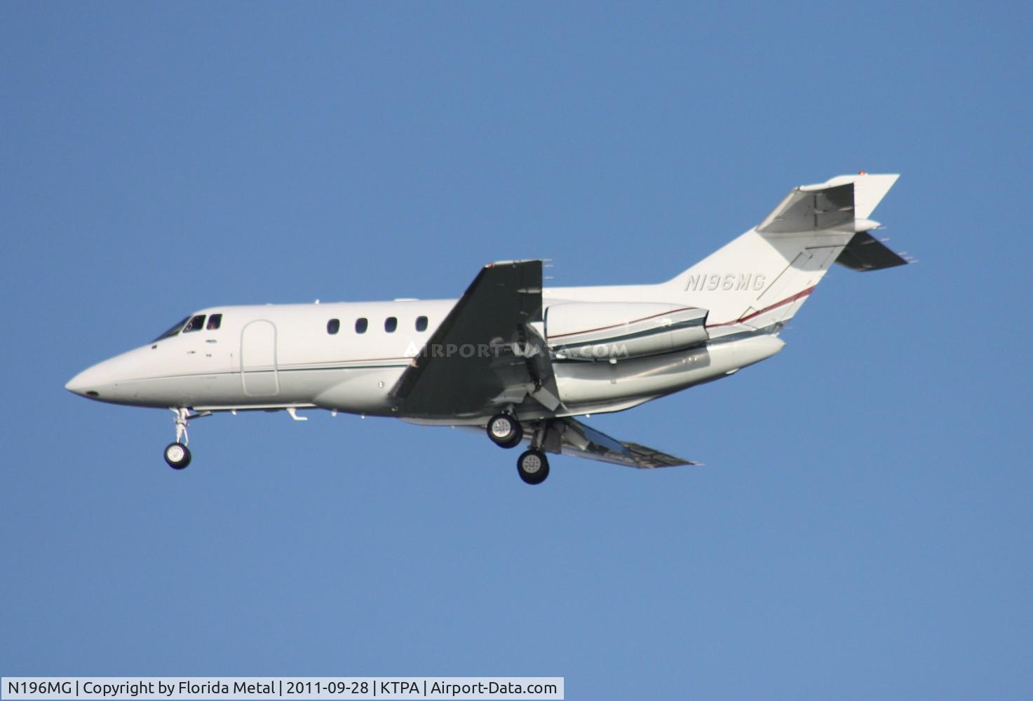 N196MG, British Aerospace BAe.125 Series 800A C/N 258081, TPA 2011