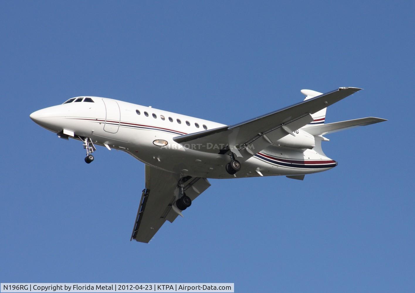 N196RG, 2000 Dassault Falcon 2000 C/N 135, TPA 2012