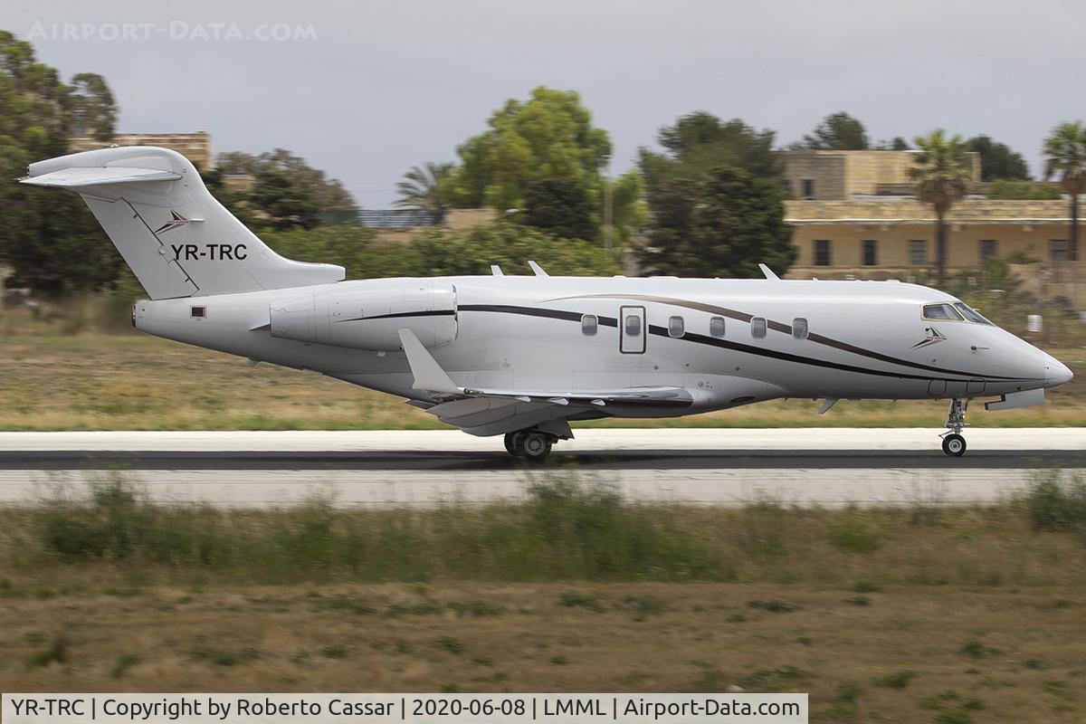 YR-TRC, 2009 Bombardier Challenger 300 (BD-100-1A10) C/N 20261, Runway 13