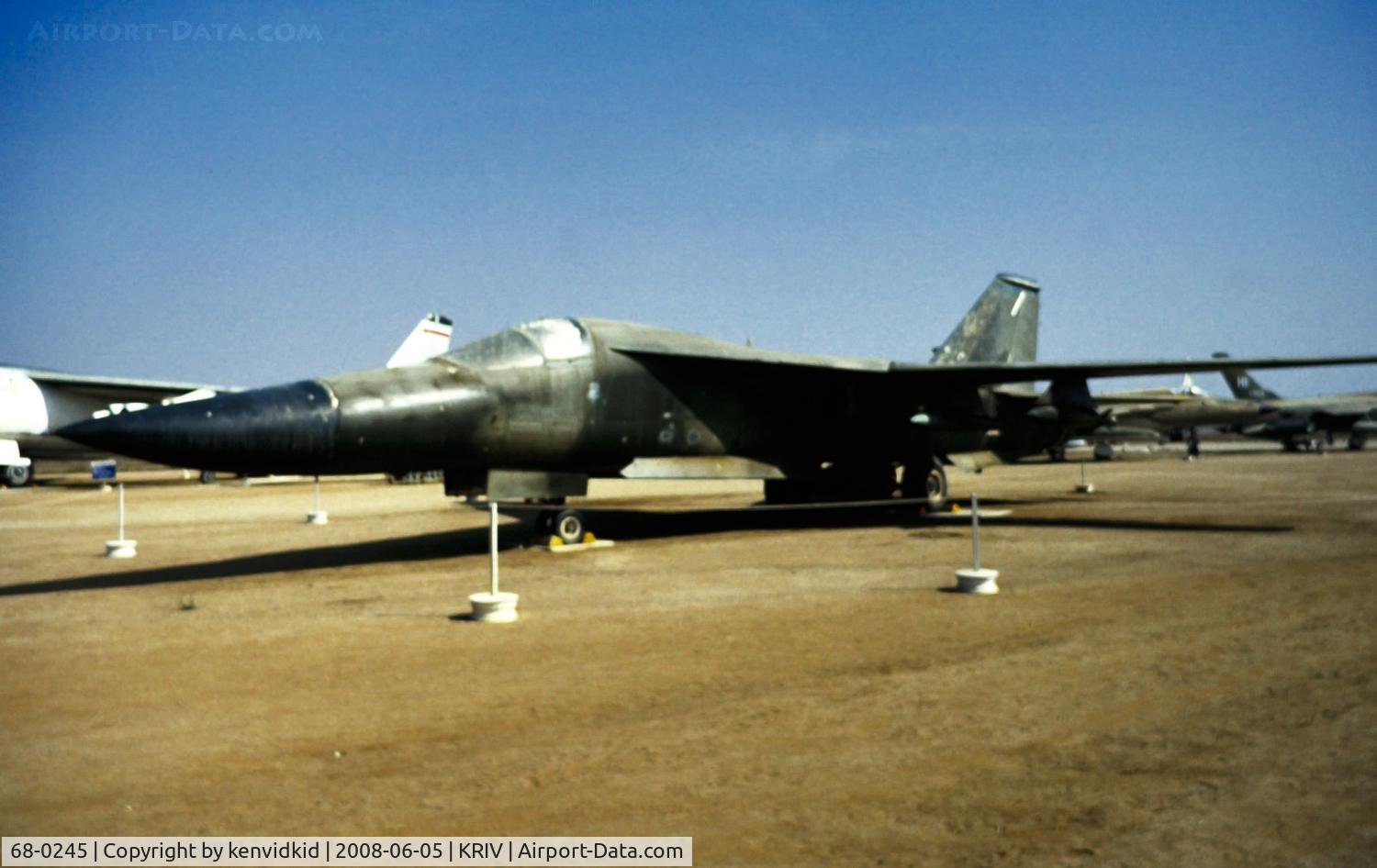 68-0245, 1970 General Dynamics FB-111A Aardvark C/N B1-17, At March AFB Museum, circa 1993.