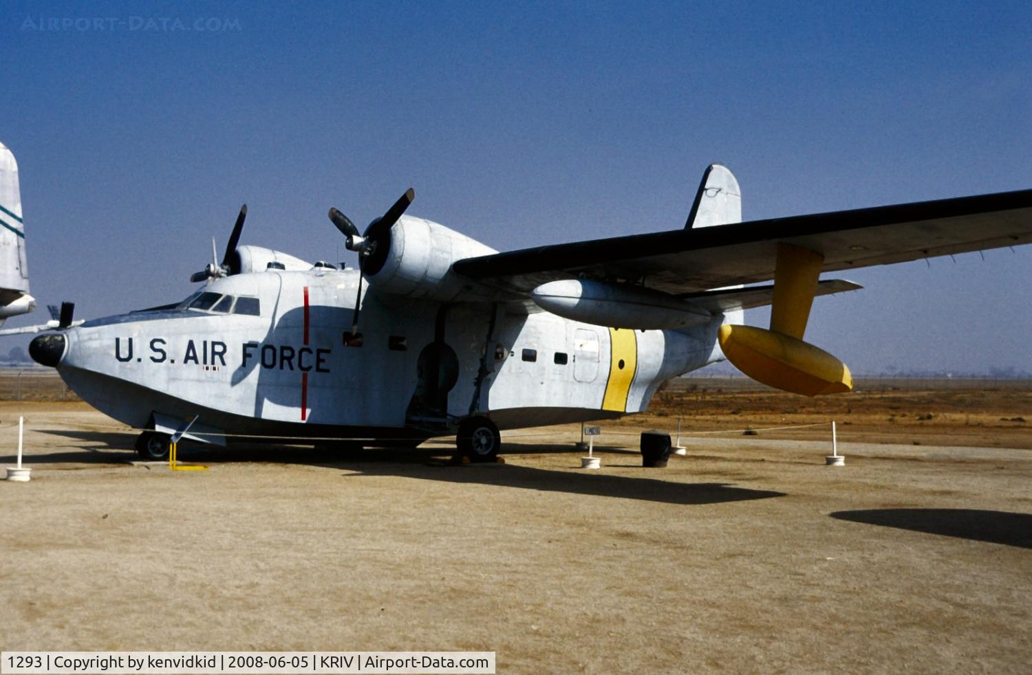 1293, Grumman HU-16E Albatross C/N G-370, At March AFB Museum, circa 1993.