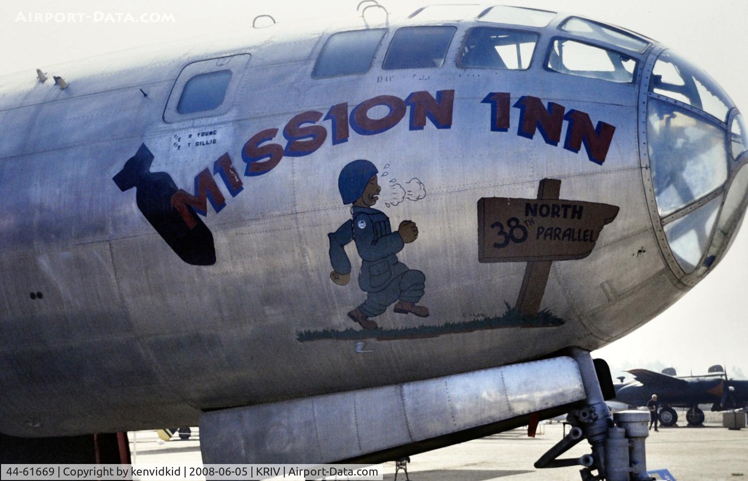 44-61669, 1944 Boeing B-29A Superfortress C/N 11146, At March AFB Museum, circa 1993.