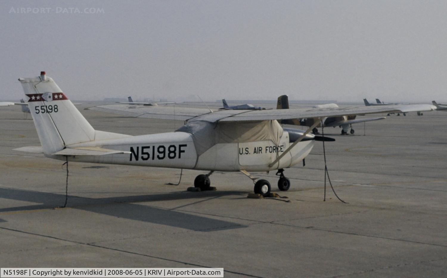 N5198F, 1965 Cessna 172F C/N 17253175, At March AFB, circa 1993.