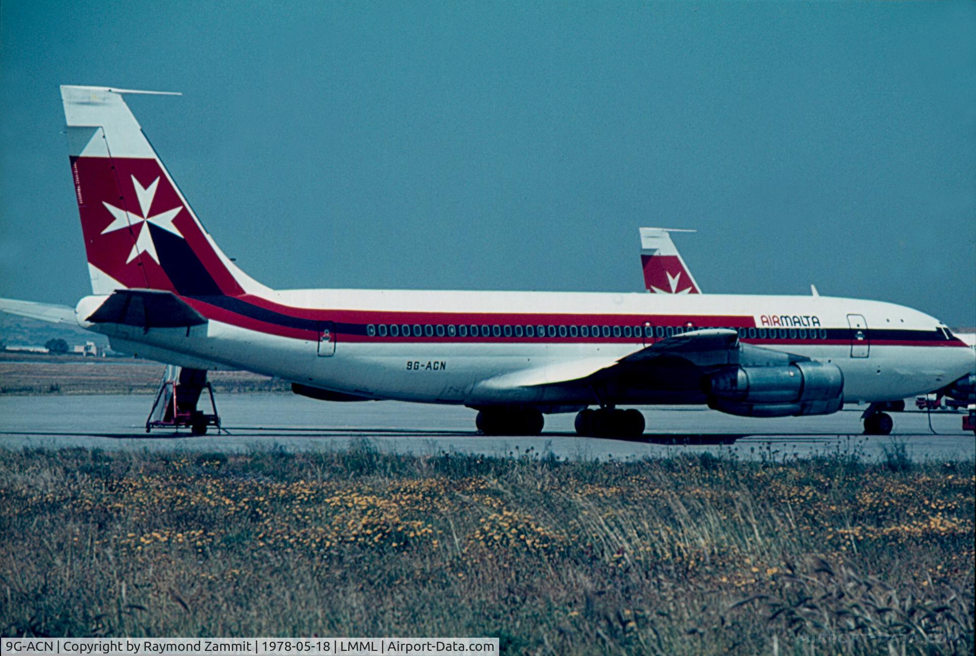9G-ACN, 1959 Boeing 707-123B C/N 17640, B707 9G-ACN Air Malta