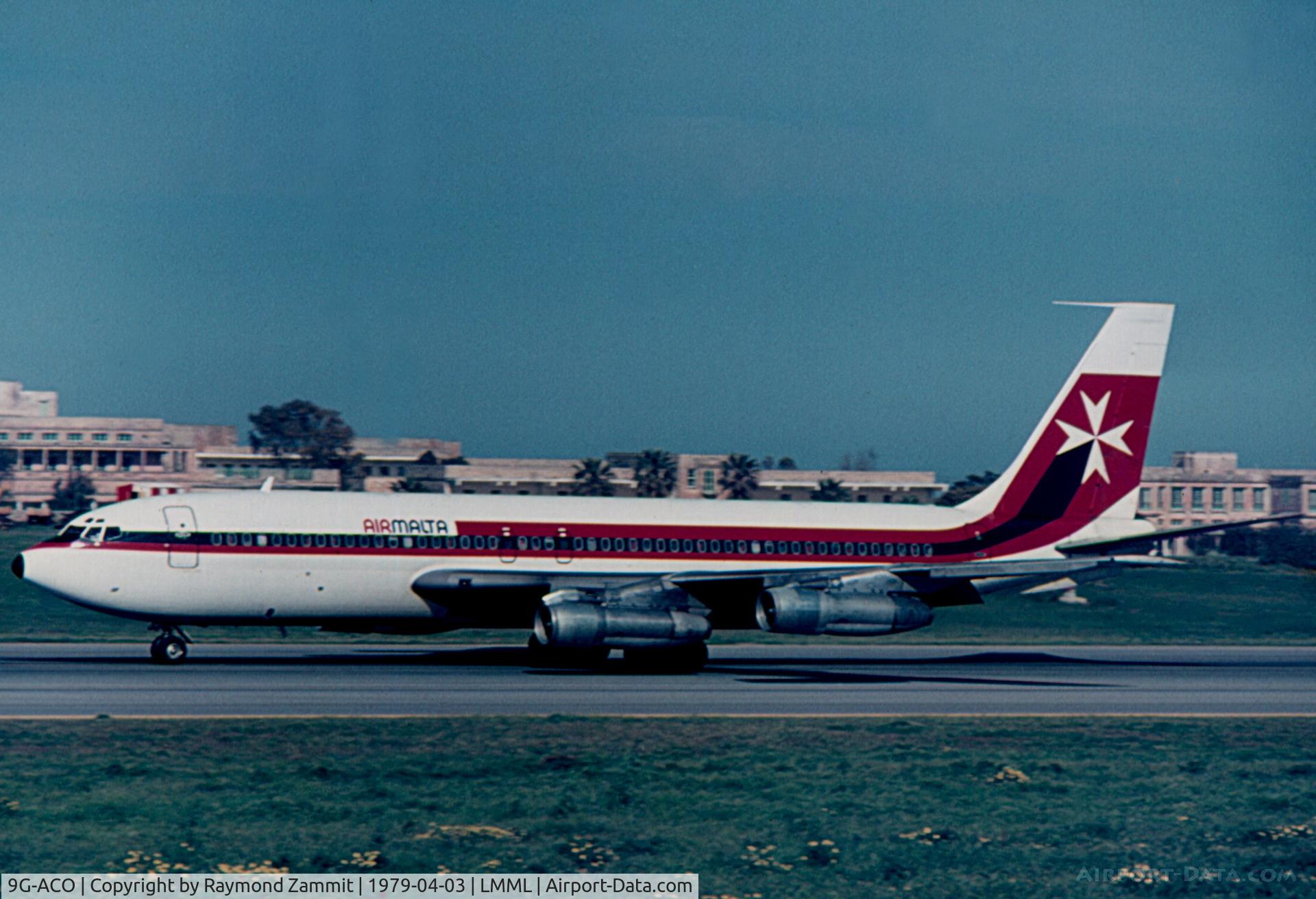 9G-ACO, 1959 Boeing 707-123B C/N 17651, B707 9G-ACO Air Malta