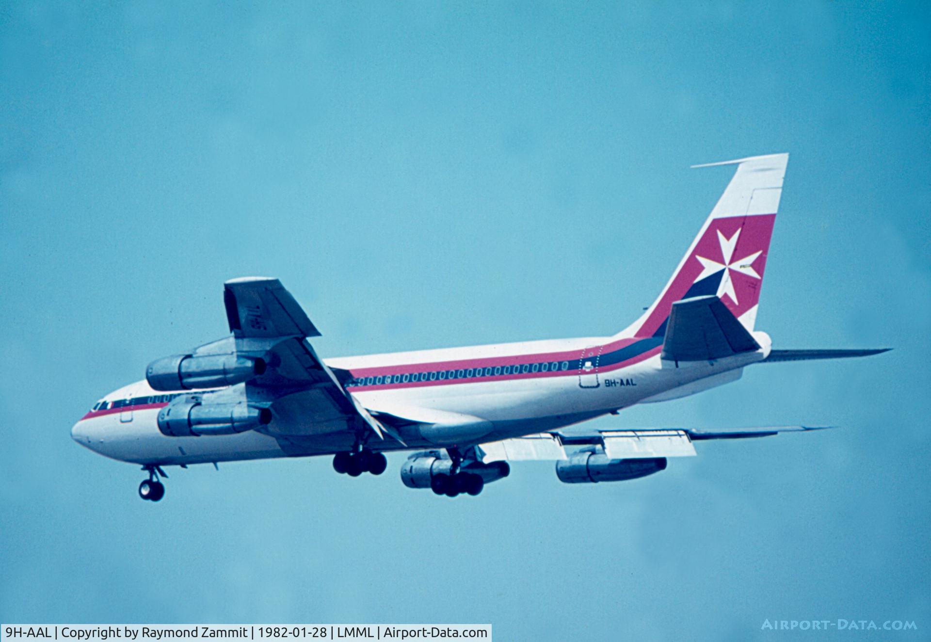 9H-AAL, 1961 Boeing 720-047B C/N 18167, B720B 9H-AAL Air Malta