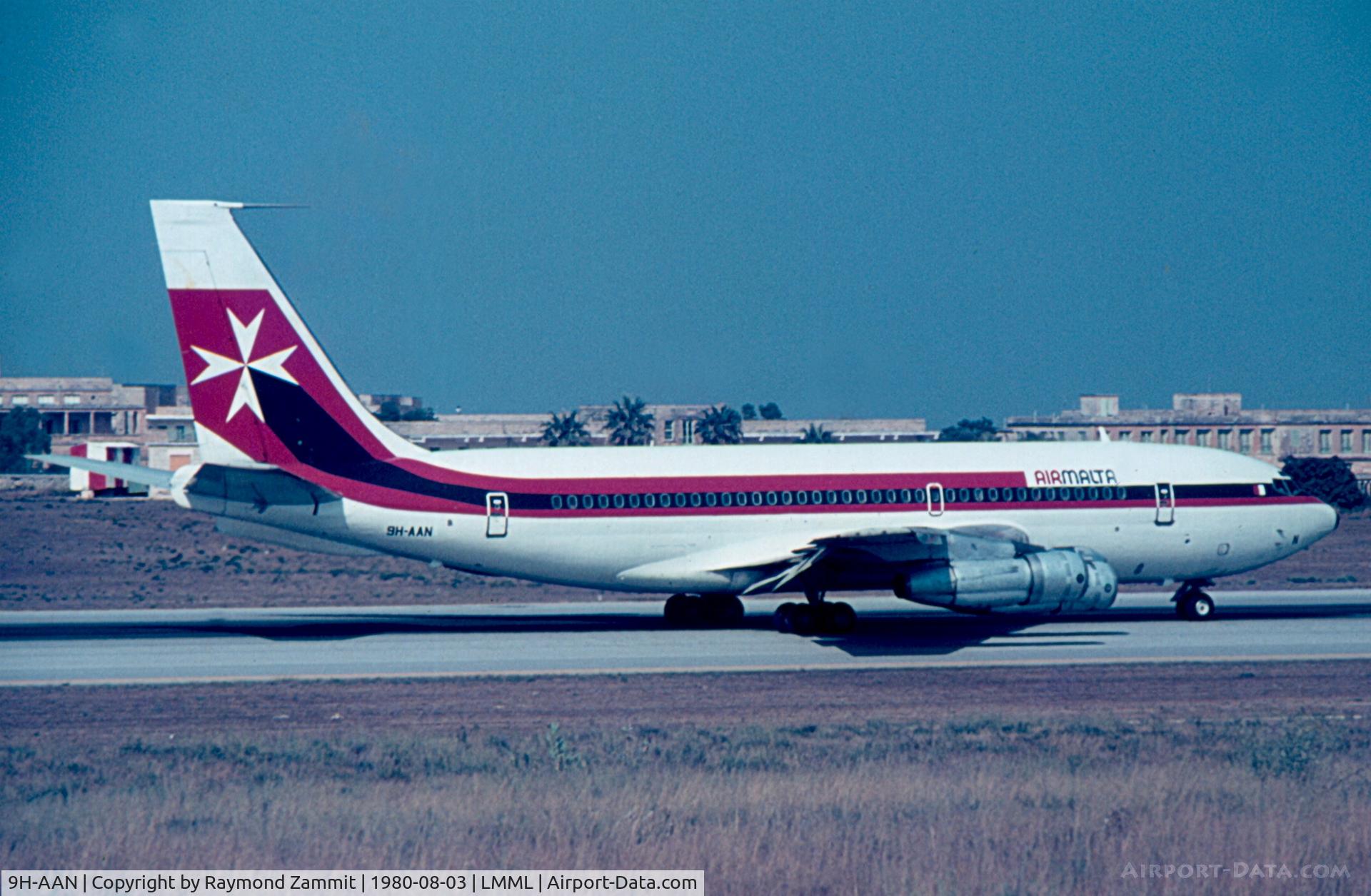 9H-AAN, 1962 Boeing 720-040B C/N 18380, B720B 9H-AAN Air Malta