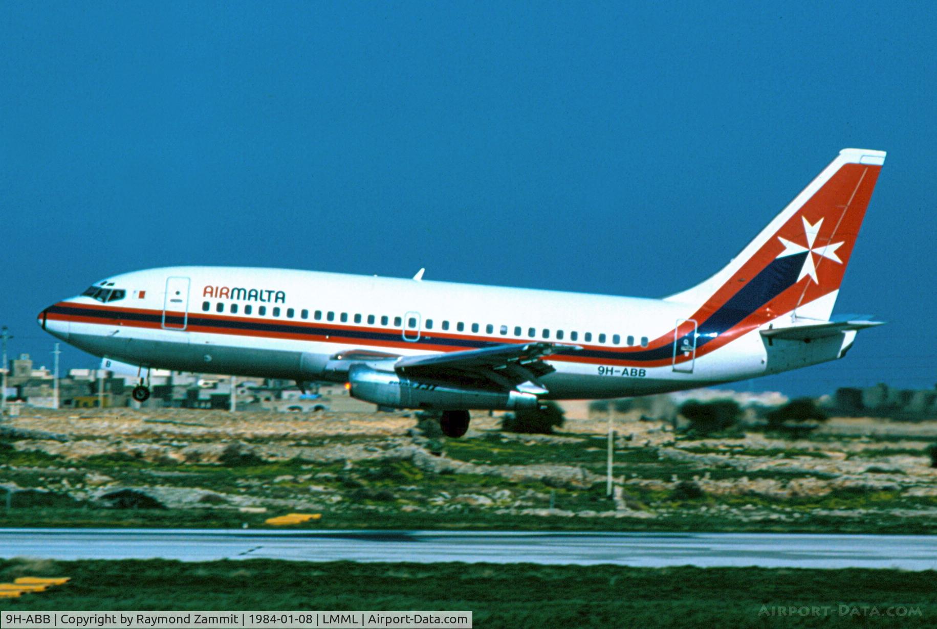 9H-ABB, 1983 Boeing 737-2Y5 C/N 23039, B737-200 9H-ABB Air Malta