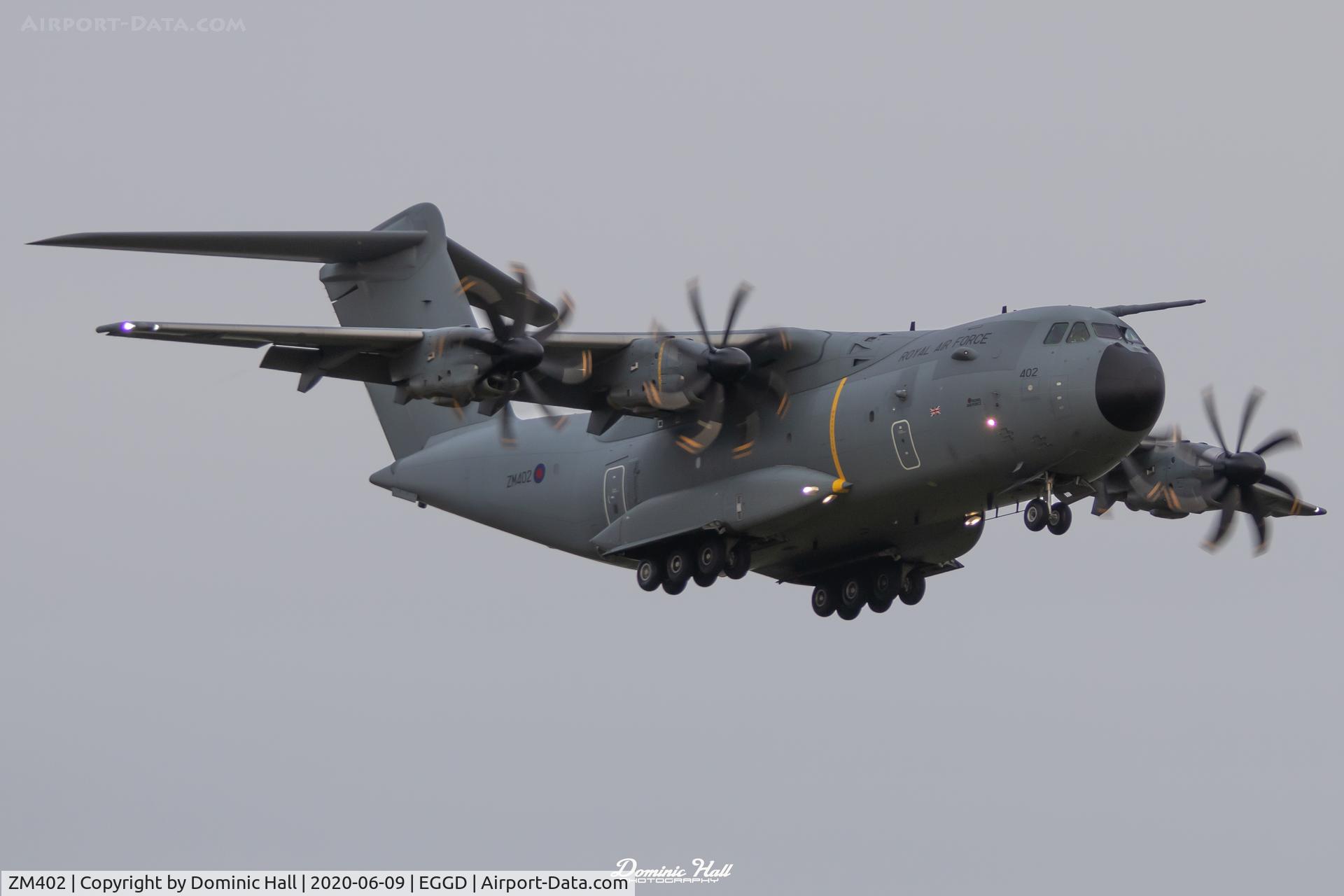 ZM402, 2014 Airbus A400M Atlas C.1 C/N 017, BRS 09/06/2020