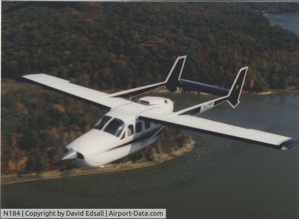 N184, 1974 Cessna T337G Turbo Super Skymaster C/N P3370206, Flight over indiana