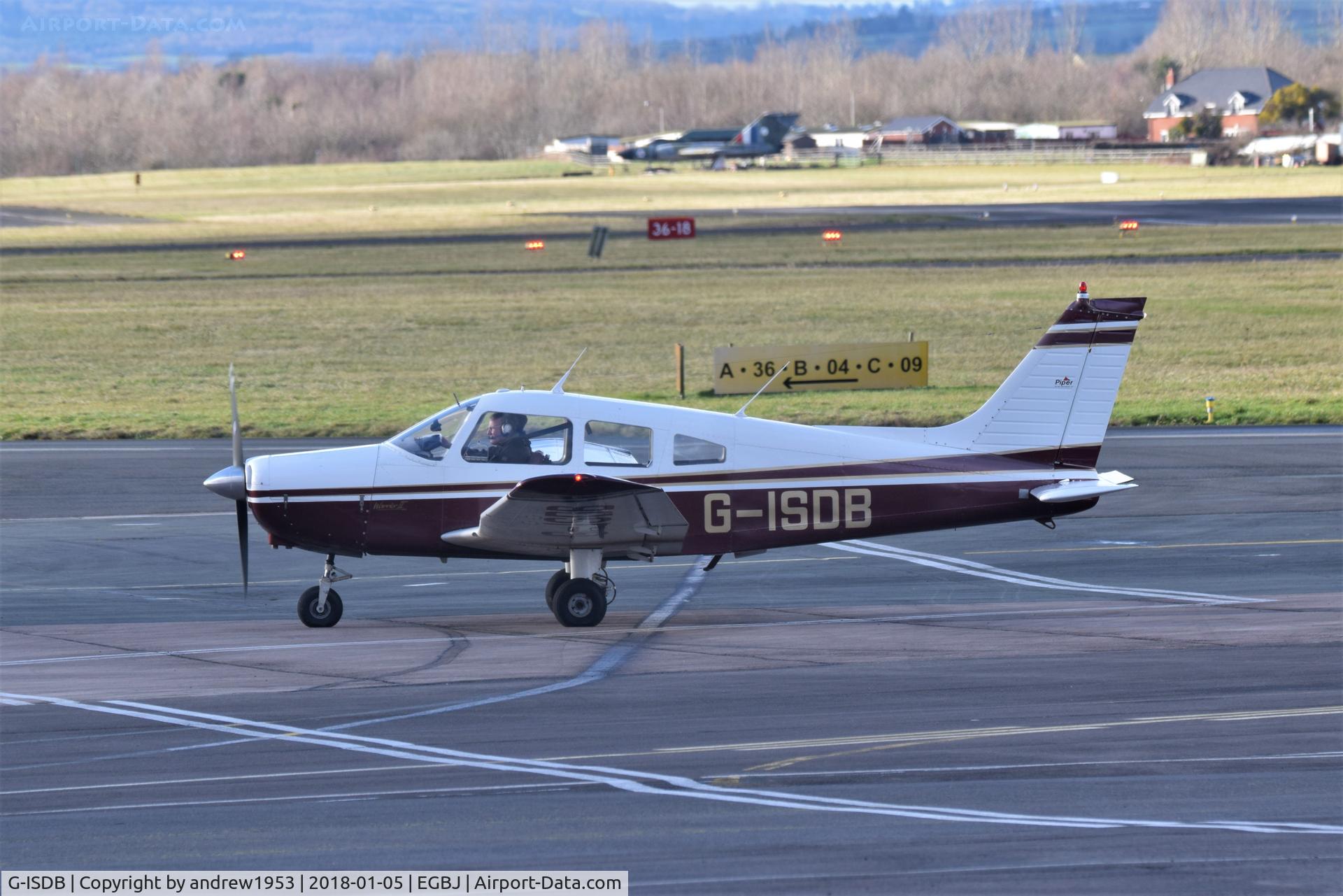 G-ISDB, 1977 Piper PA-28-161 Warrior II C/N 28-7716074, G-ISDB at Gloucestershire Airport.