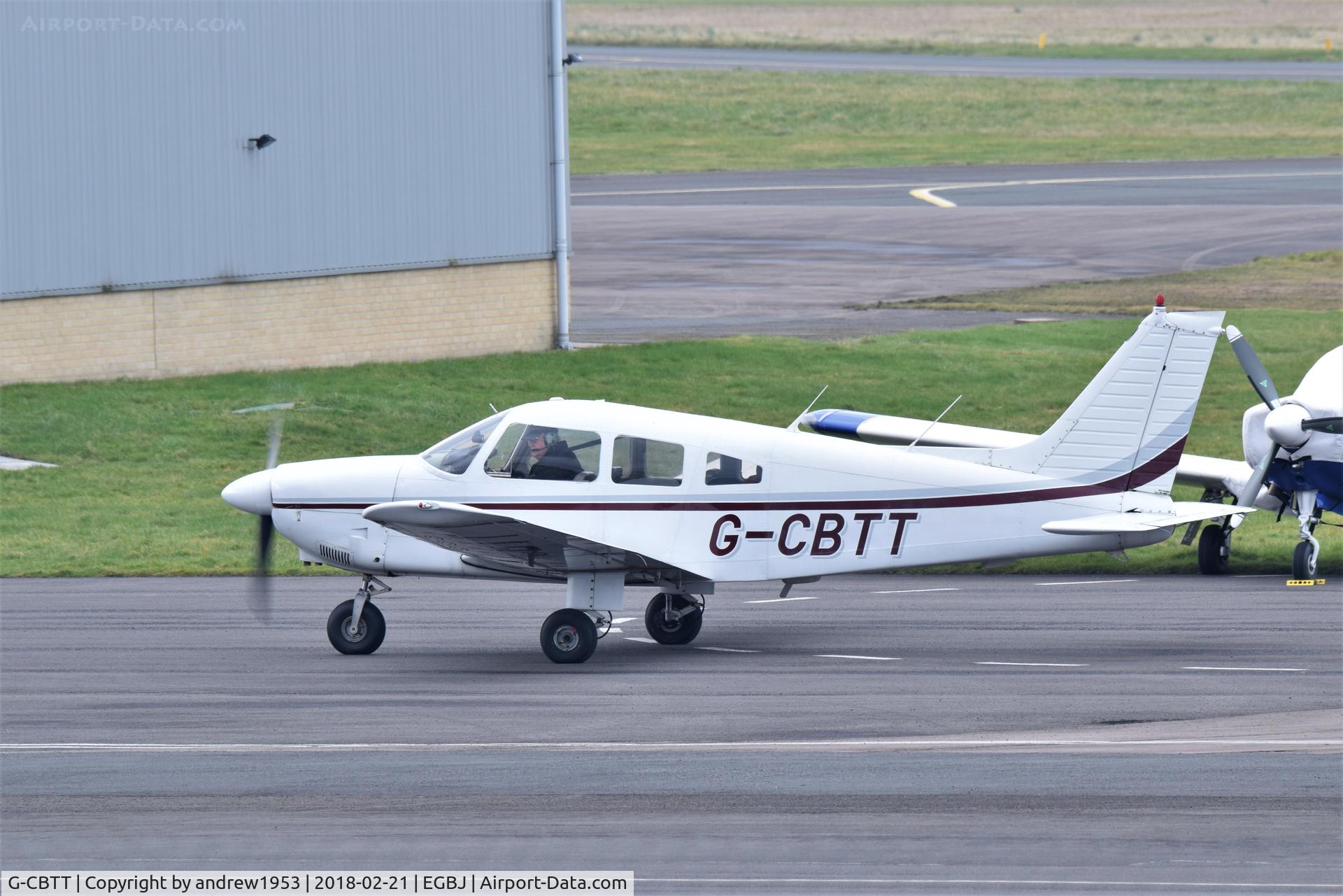 G-CBTT, 1977 Piper PA-28-181 Cherokee Archer II C/N 28-7890127, G-CBTT at Gloucestershire Airport.