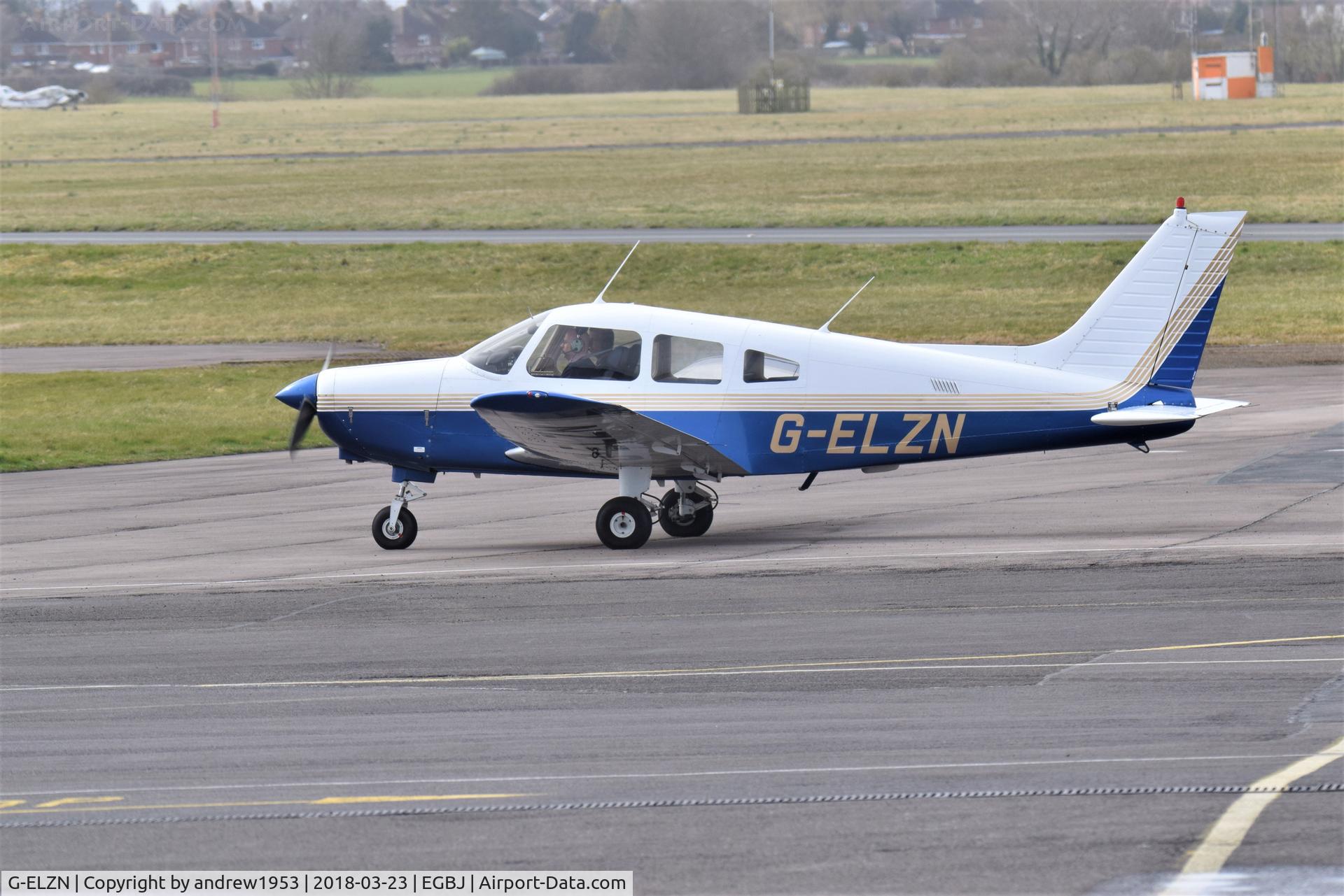 G-ELZN, 1984 Piper PA-28-161 Warrior II C/N 28-8416078, G-ELZN at Gloucestershire Airport.