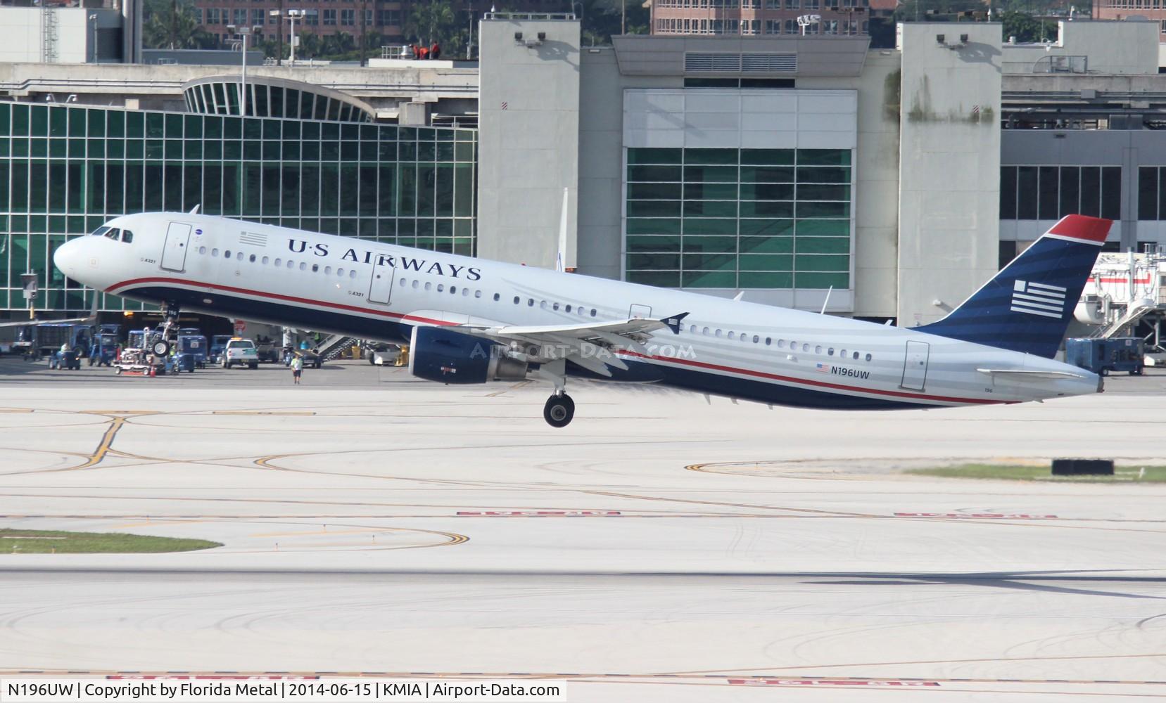 N196UW, 2009 Airbus A321-211 C/N 3879, MIA 2014