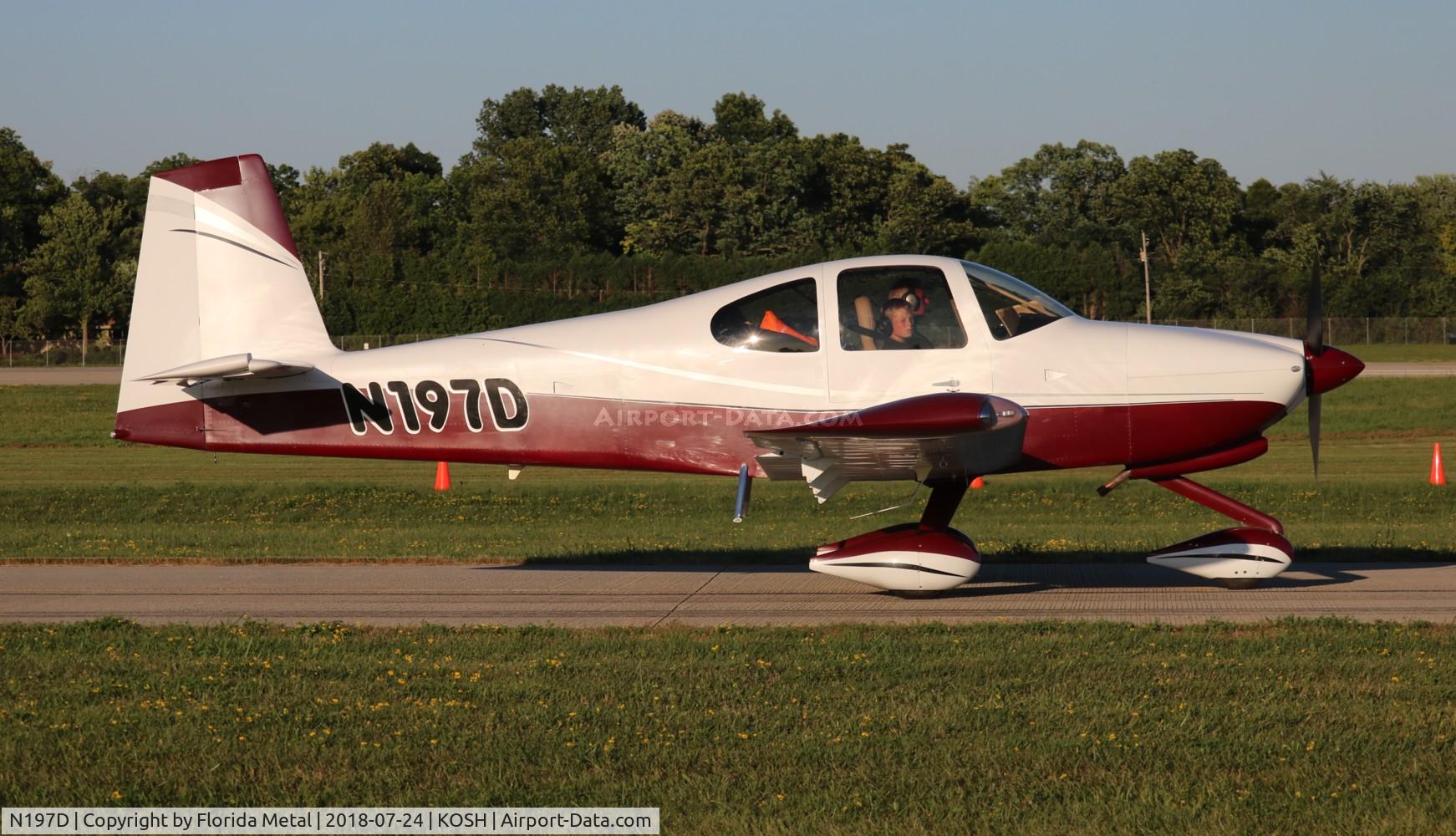 N197D, 2017 Vans RV-10 C/N 40738, OSH 2018