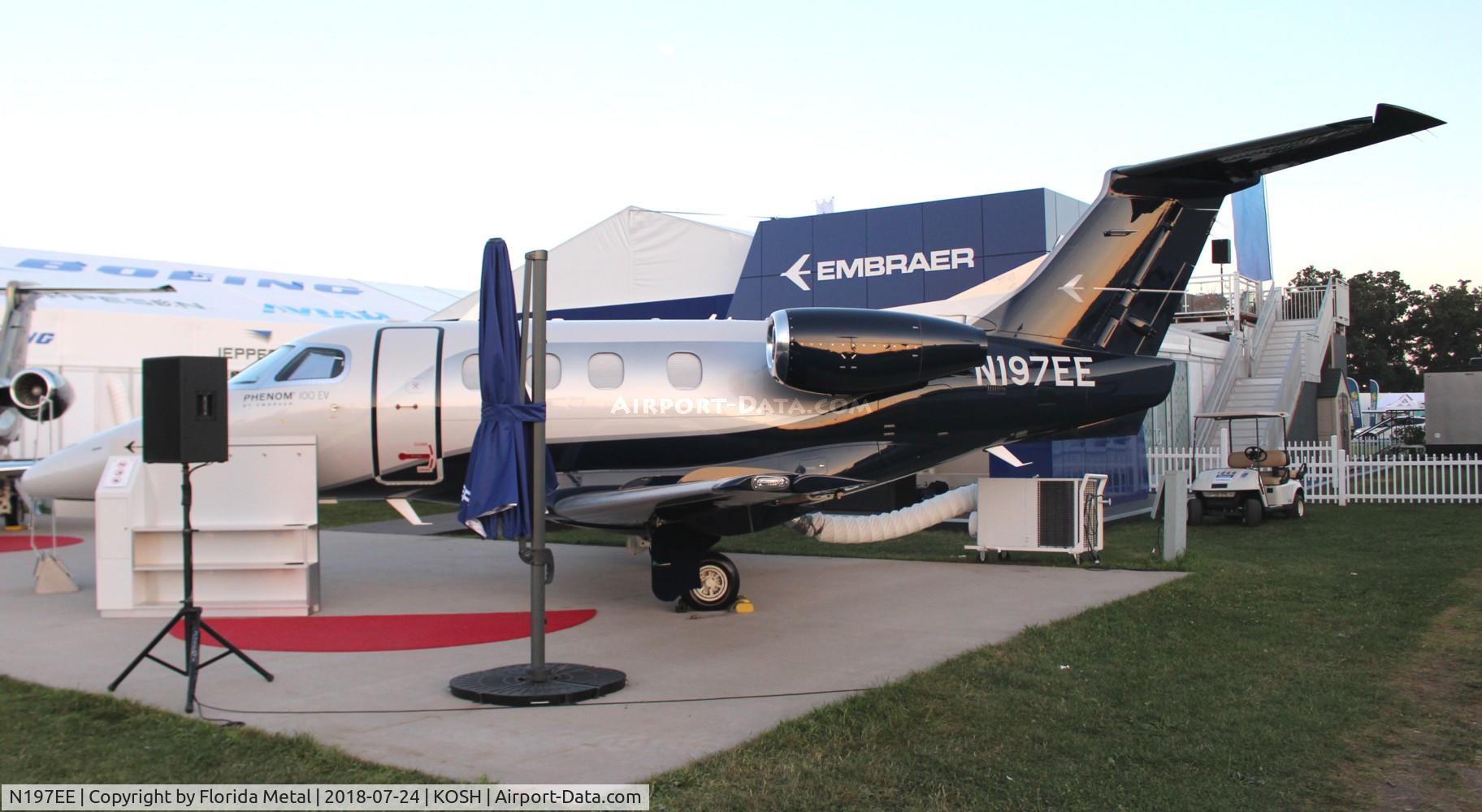 N197EE, 2018 Embraer EMB-500 Phenom 100 C/N 50000397, OSH 2018