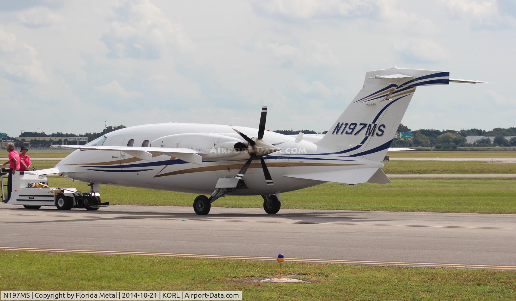 N197MS, 2011 Piaggio P-180 Avanti II C/N 1215, NBAA 2014