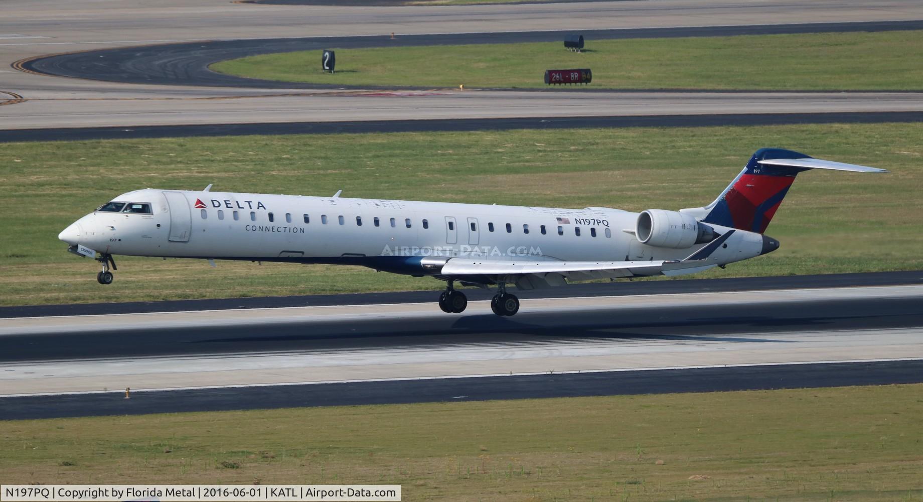 N197PQ, 2008 Bombardier CRJ-900ER (CL-600-2D24) C/N 15197, ATL 2016