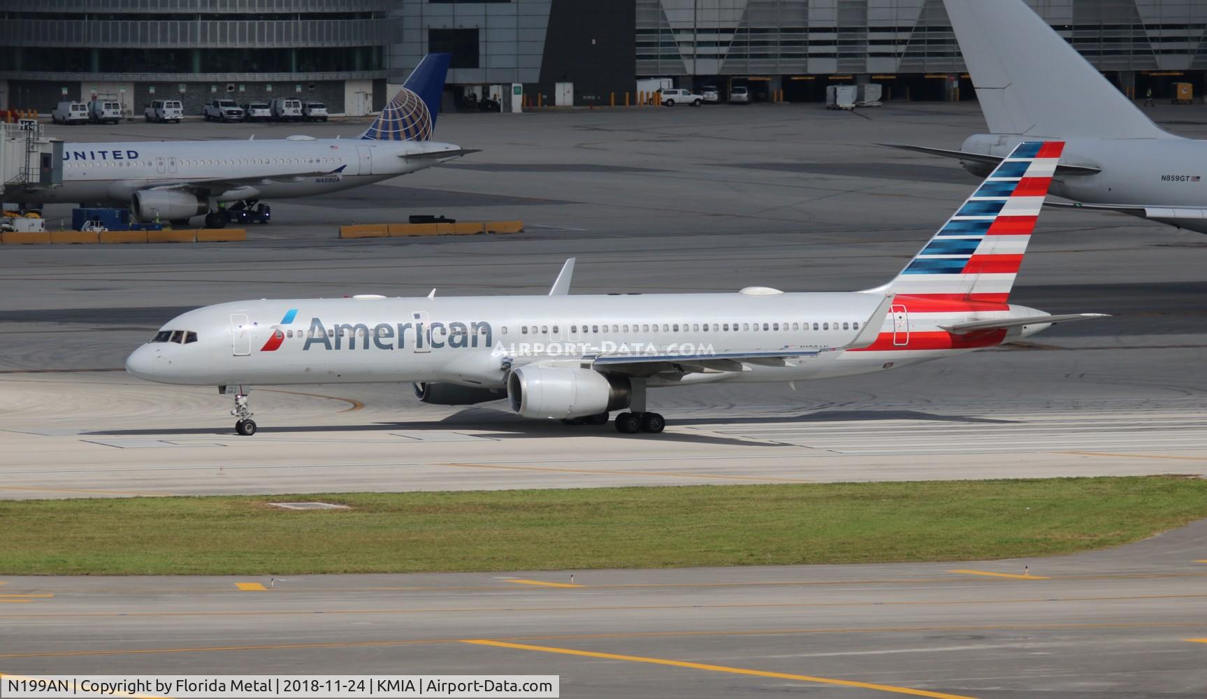 N199AN, 2001 Boeing 757-223 C/N 32393, MIA 2018