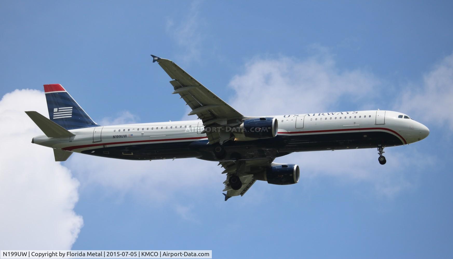 N199UW, 2013 Airbus A321-211 C/N 5457, MCO 2015