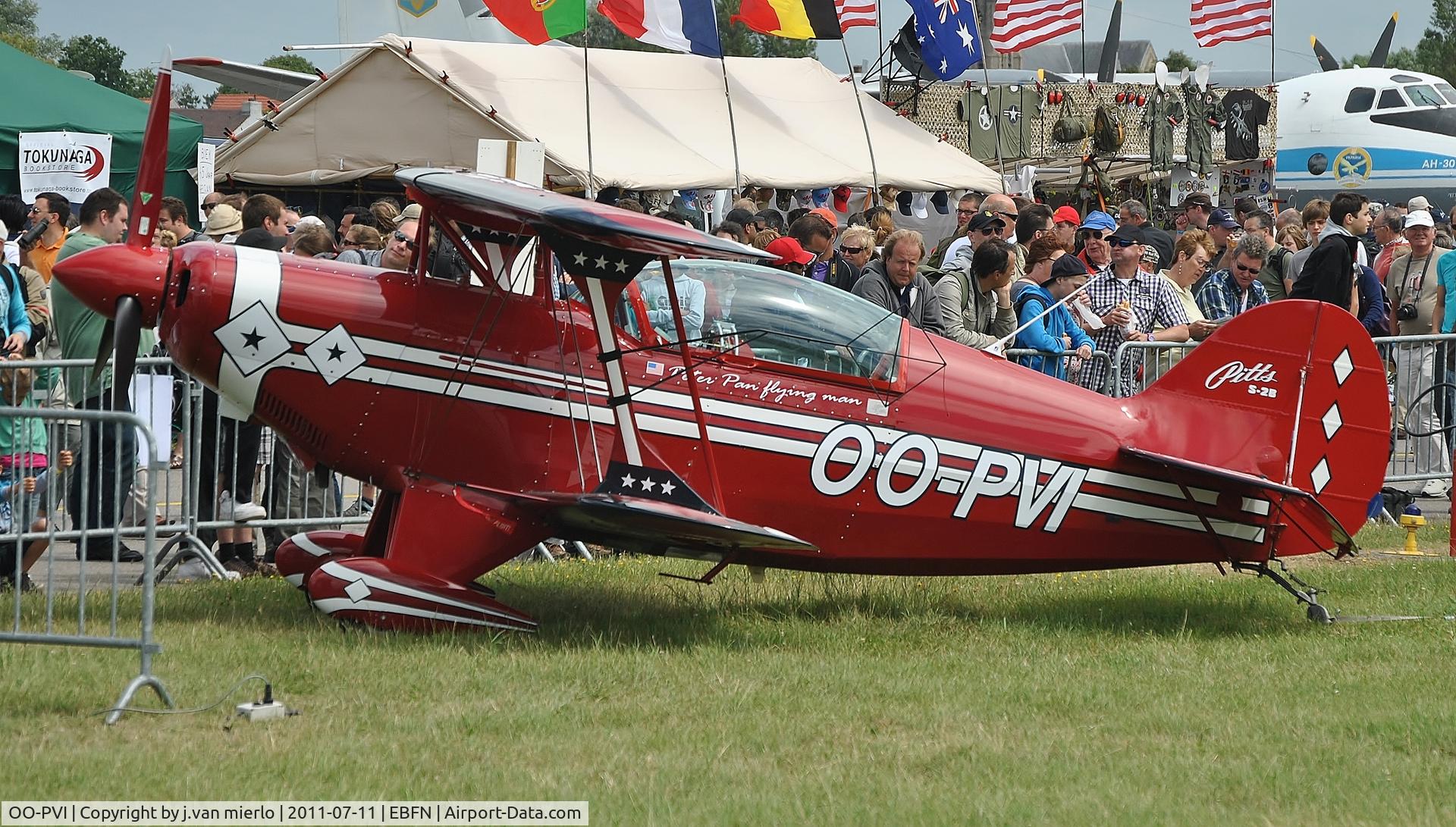 OO-PVI, 1988 Pitts S-2B Special C/N 5144, Koksijde 65years BAF 2011
