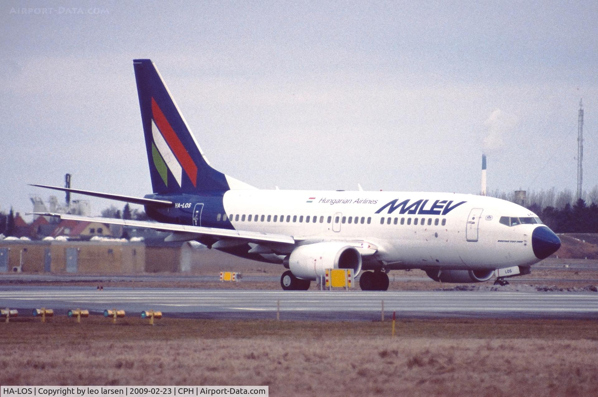 HA-LOS, 2005 Boeing 737-7Q8 C/N 29359, Copenhagen 23.2.2009