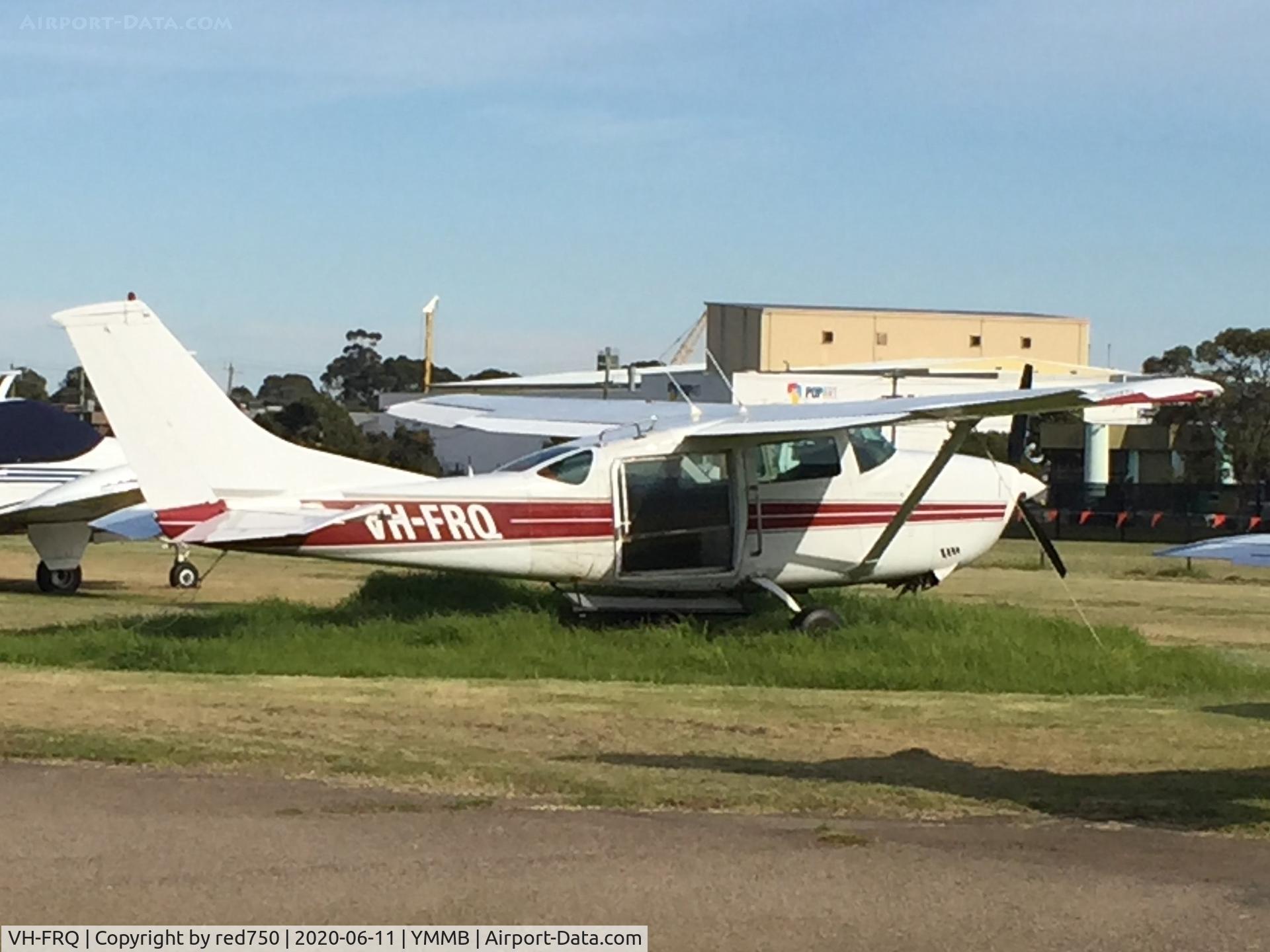VH-FRQ, 1975 Cessna U206F Stationair C/N U20603016, Cessna U206F VH-FRQ at Moorabbin, June 11, 2020