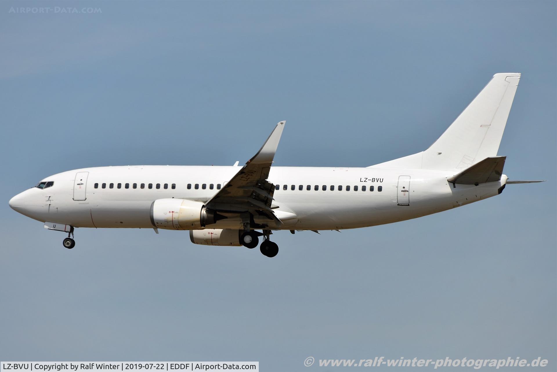 LZ-BVU, 1996 Boeing 737-3H4 C/N 27708, Boeing 737-3H4(W) - BVL Bul Air - 27708 - LZ-BVU - 22.07.2019 - FRA