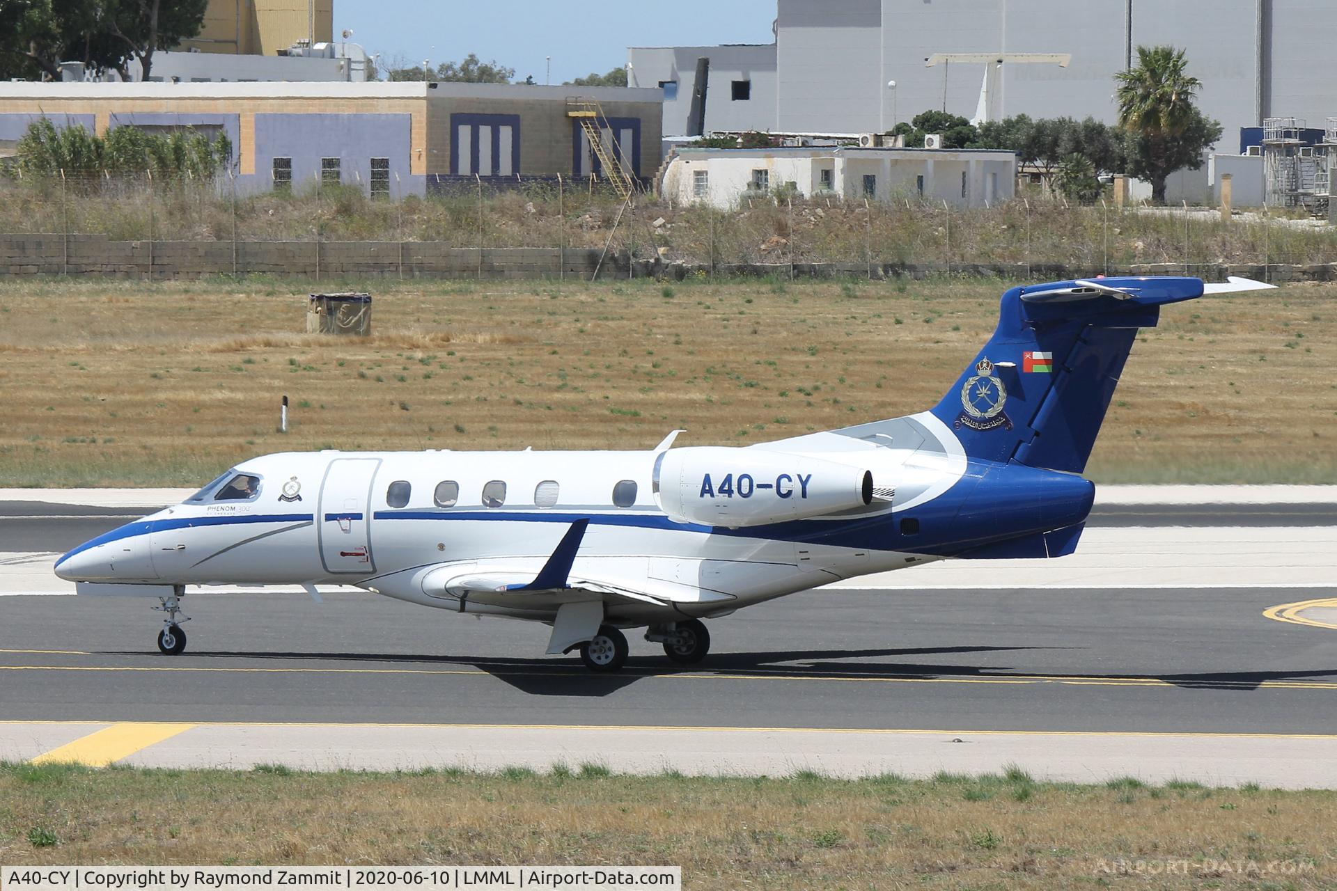 A40-CY, Embraer EMB550 Phenom 300 C/N 50500085, Embraer EMB550 Phenom 300 A40-CY Oman Police Force