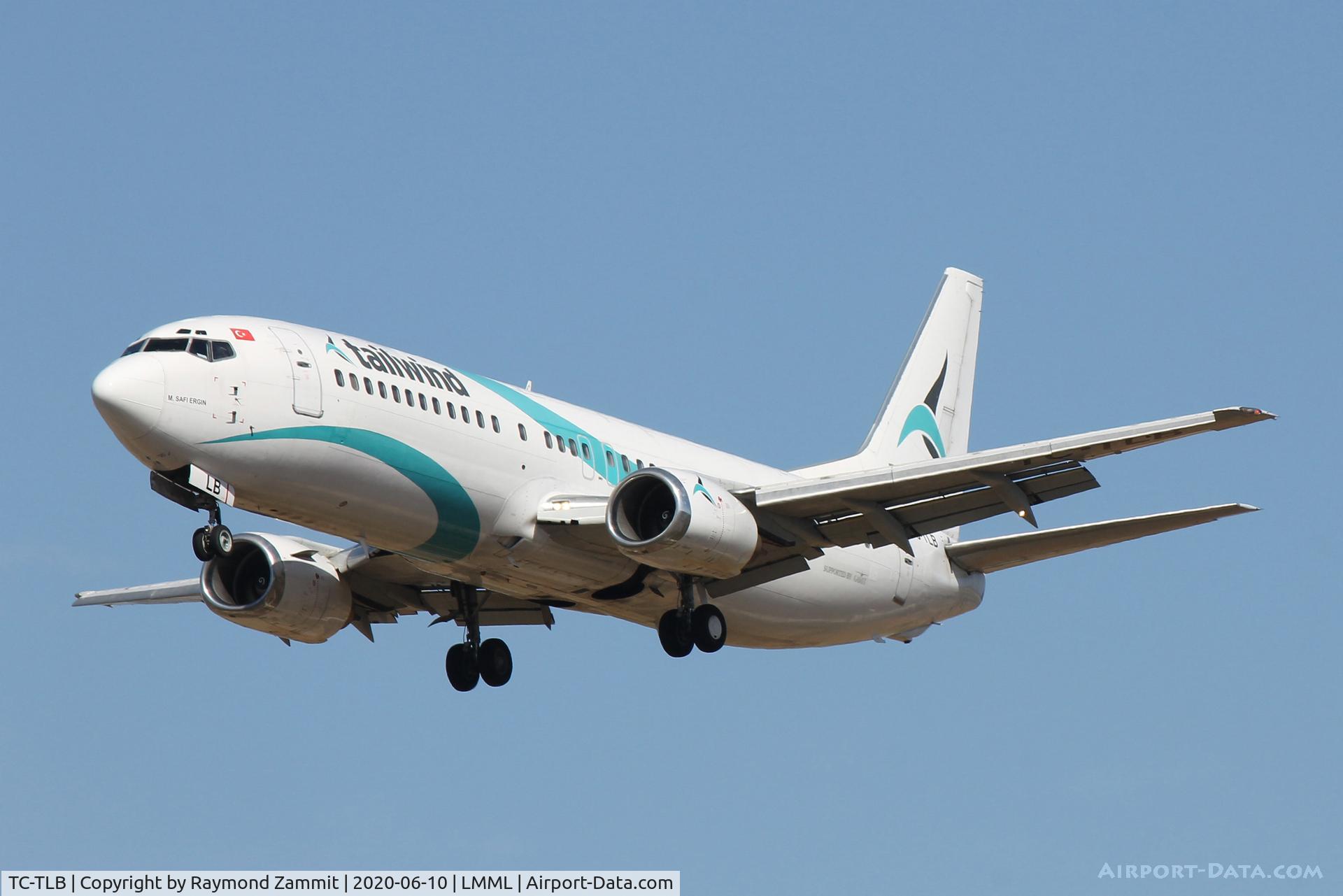 TC-TLB, 1993 Boeing 737-4Q8 C/N 25108, B737-400 TC-TLB Tailwind Airlines