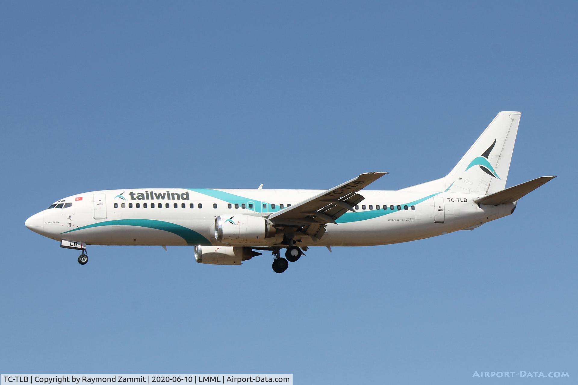 TC-TLB, 1993 Boeing 737-4Q8 C/N 25108, B737-400 TC-TLB Tailwind Airlines