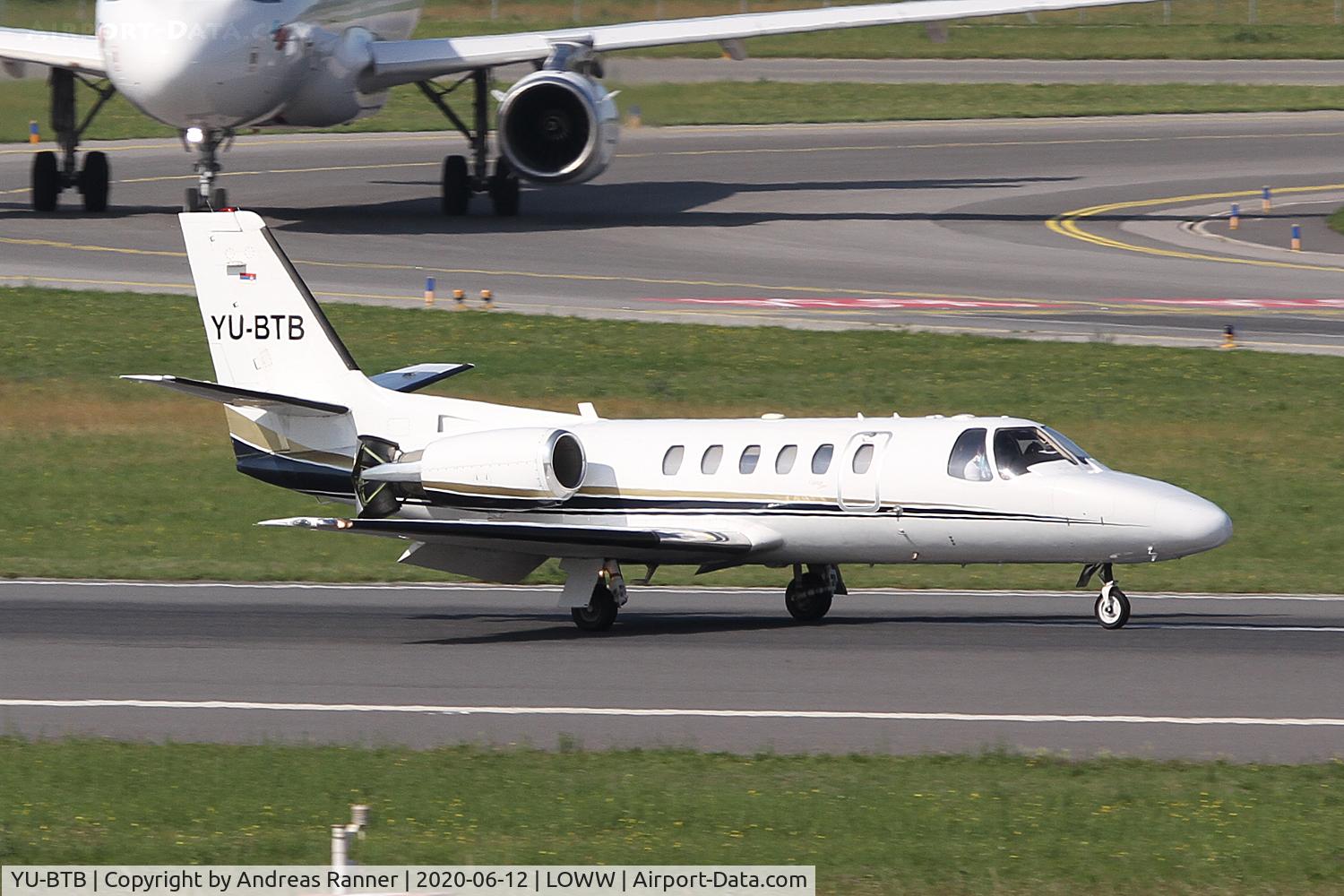 YU-BTB, 2002 Cessna 550 Citation Bravo C/N 550-1037, private Cessna 550