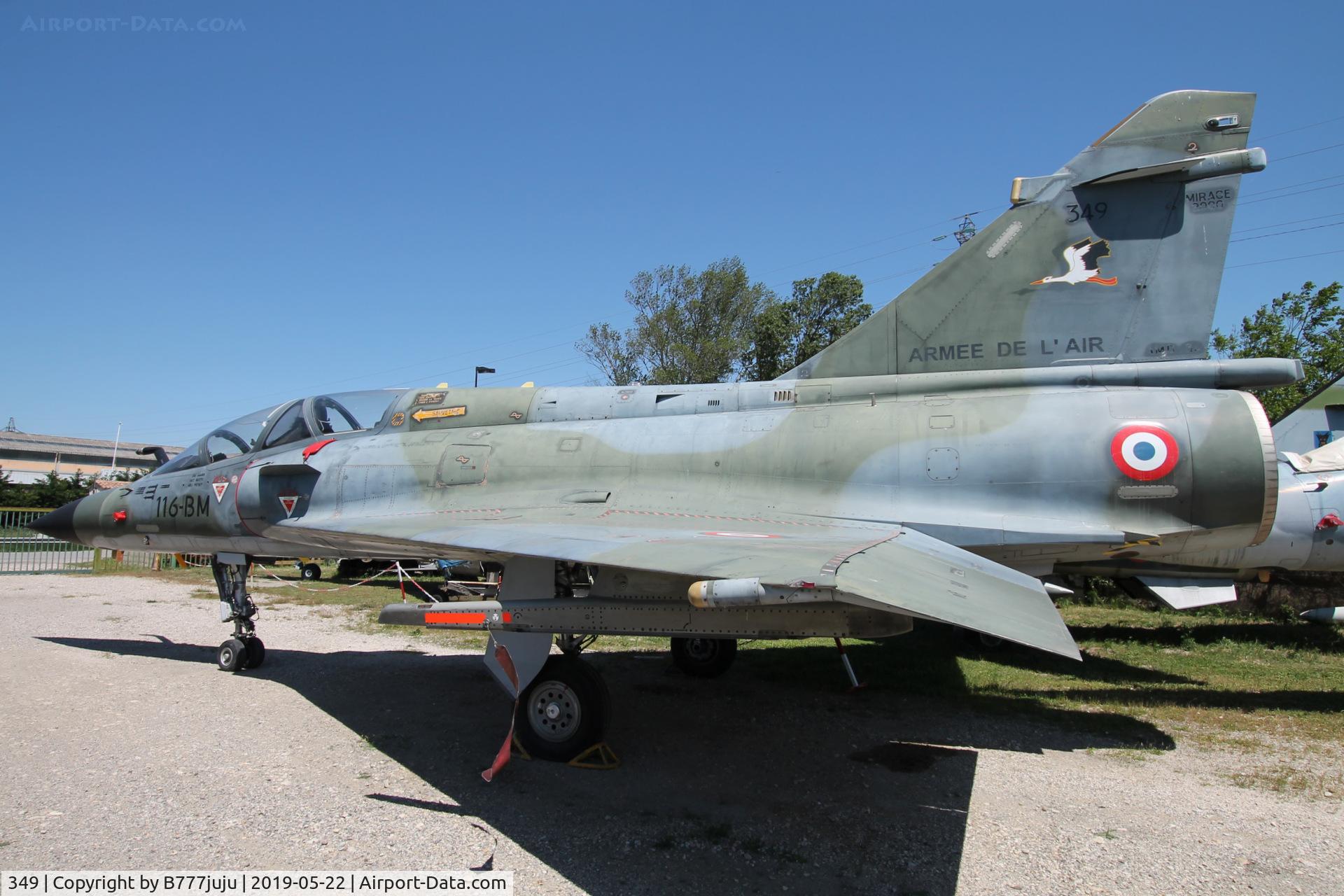 349, Dassault Mirage 2000N C/N 306, at Orange Museum