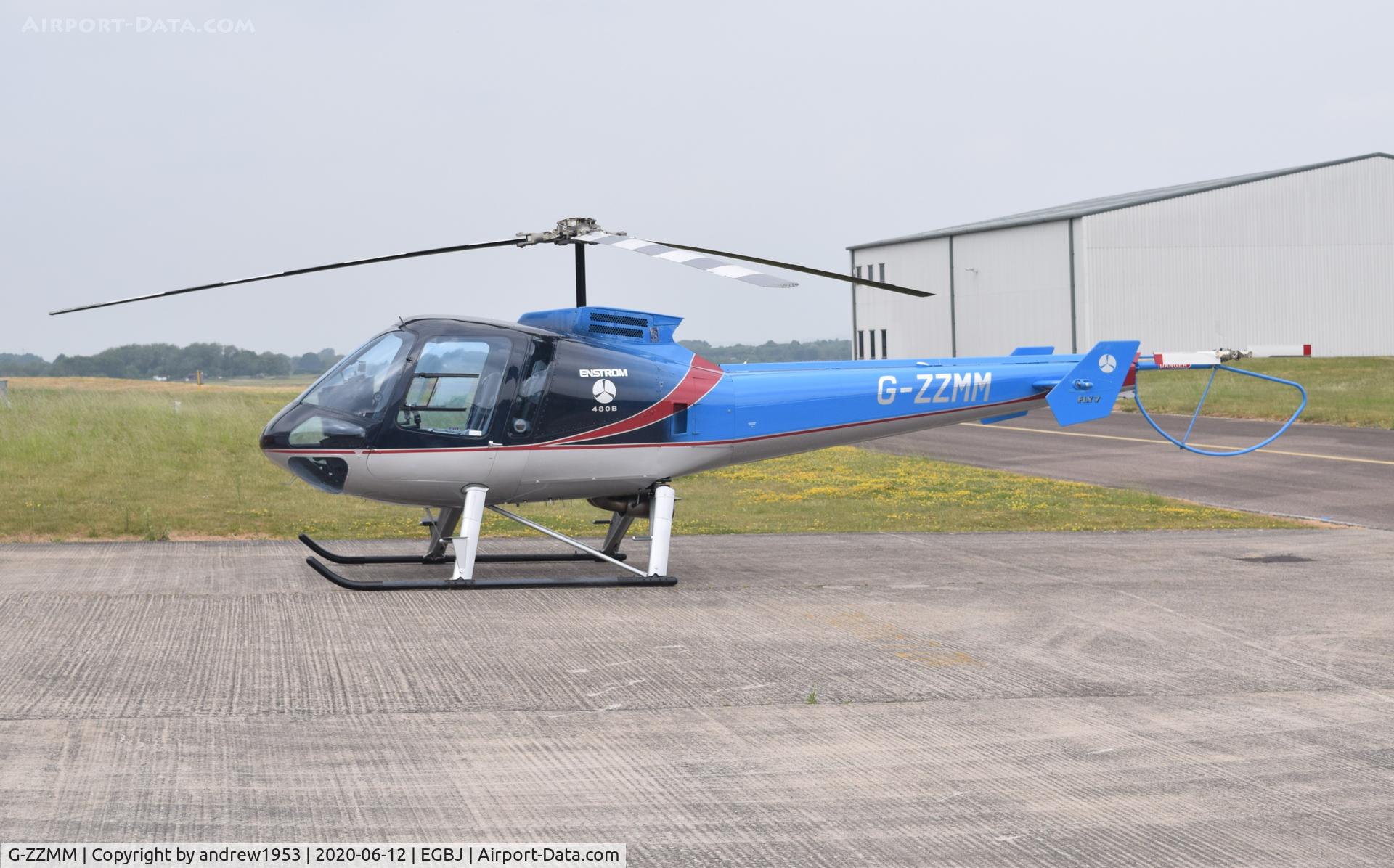 G-ZZMM, 2005 Enstrom 480B C/N 5082, G-ZZMM at Gloucestershire Airport.